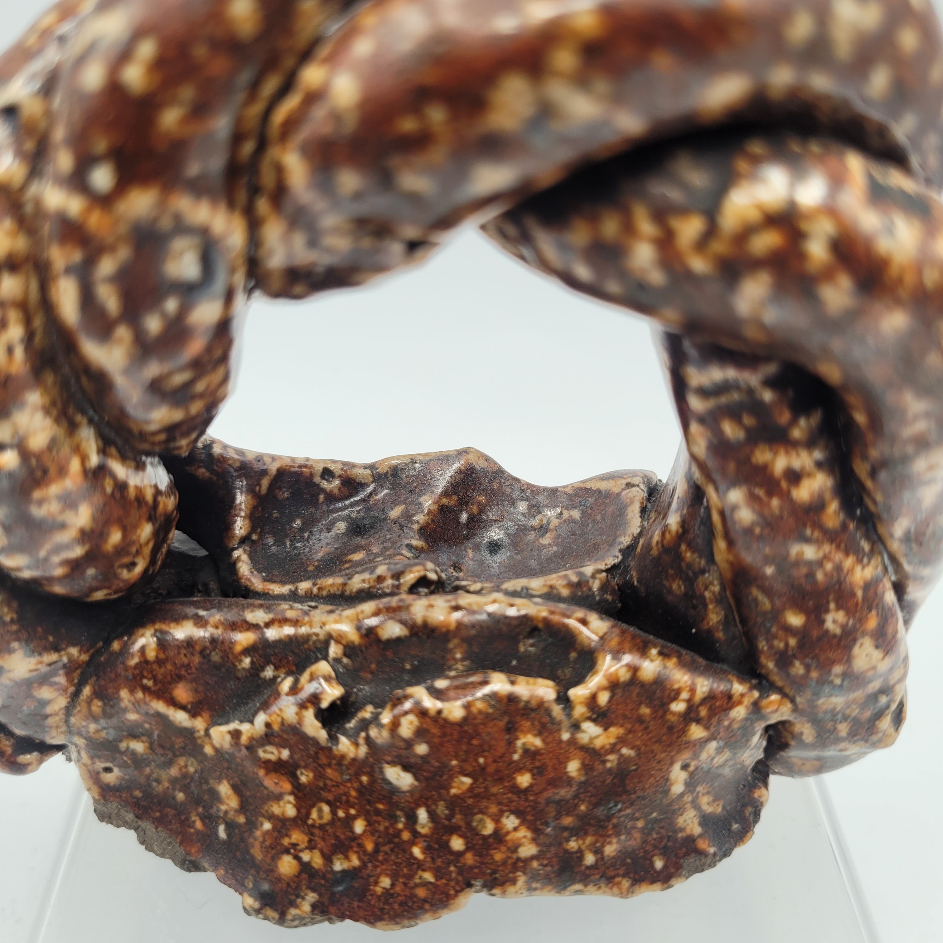 Late 17th-Century Salt-Glaze Tester Ring / Trial Piece
Possibly English (Fulham) or German (Rhenish Westerwald), circa 1650 – 1700