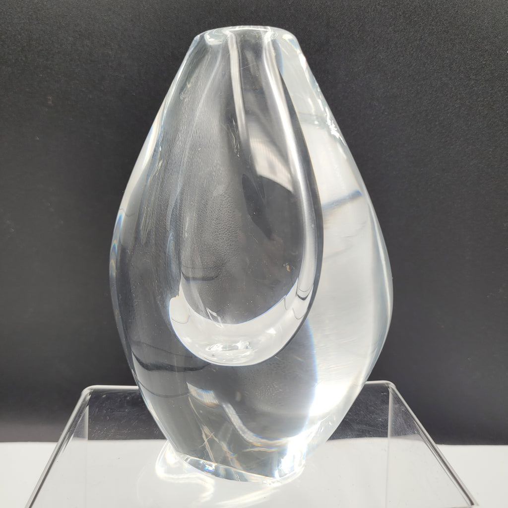 Orrefors Signed Sculptural Crystal — Sven Palmqvist (c.1955–1970)