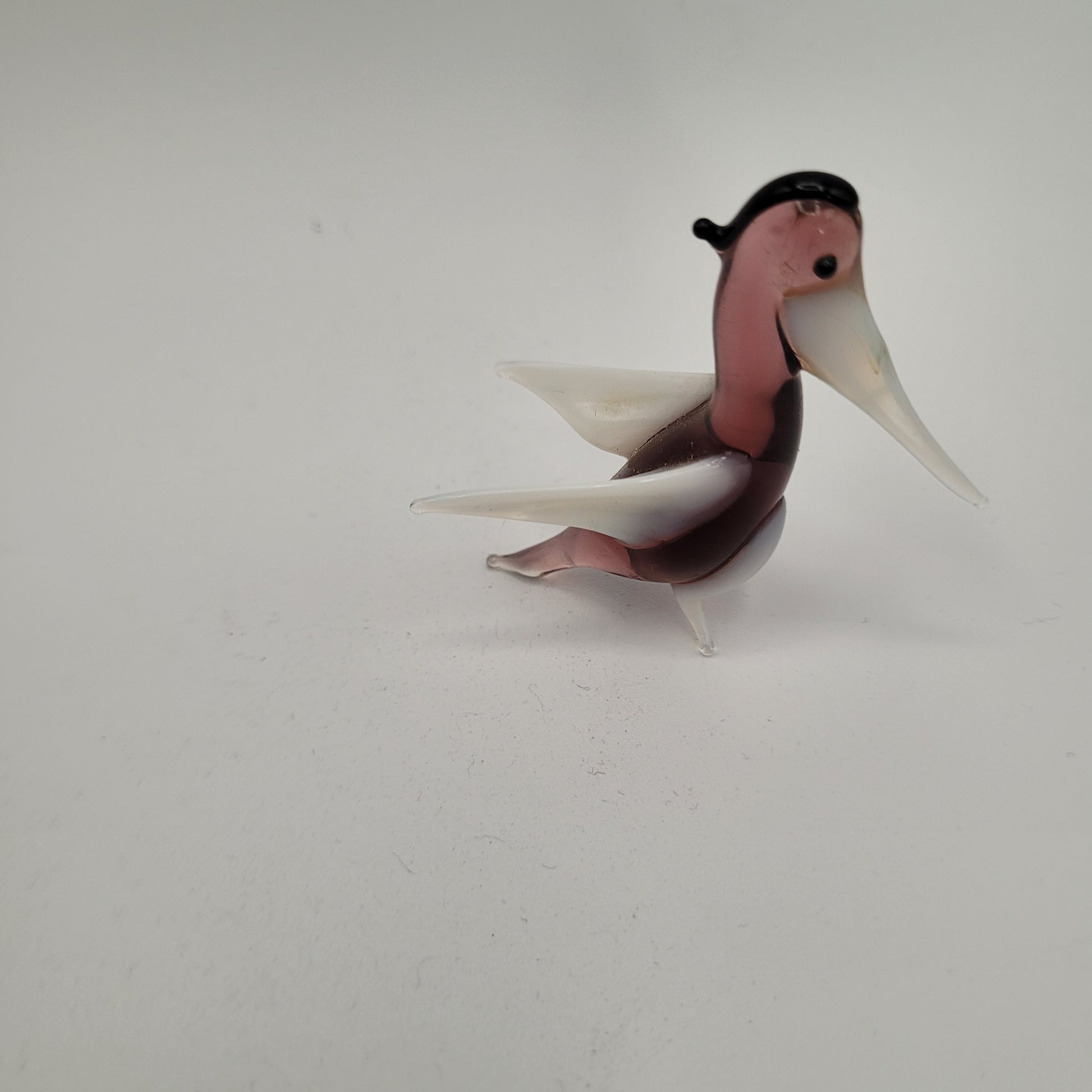 Miniature Murano Pelican. Attributed.