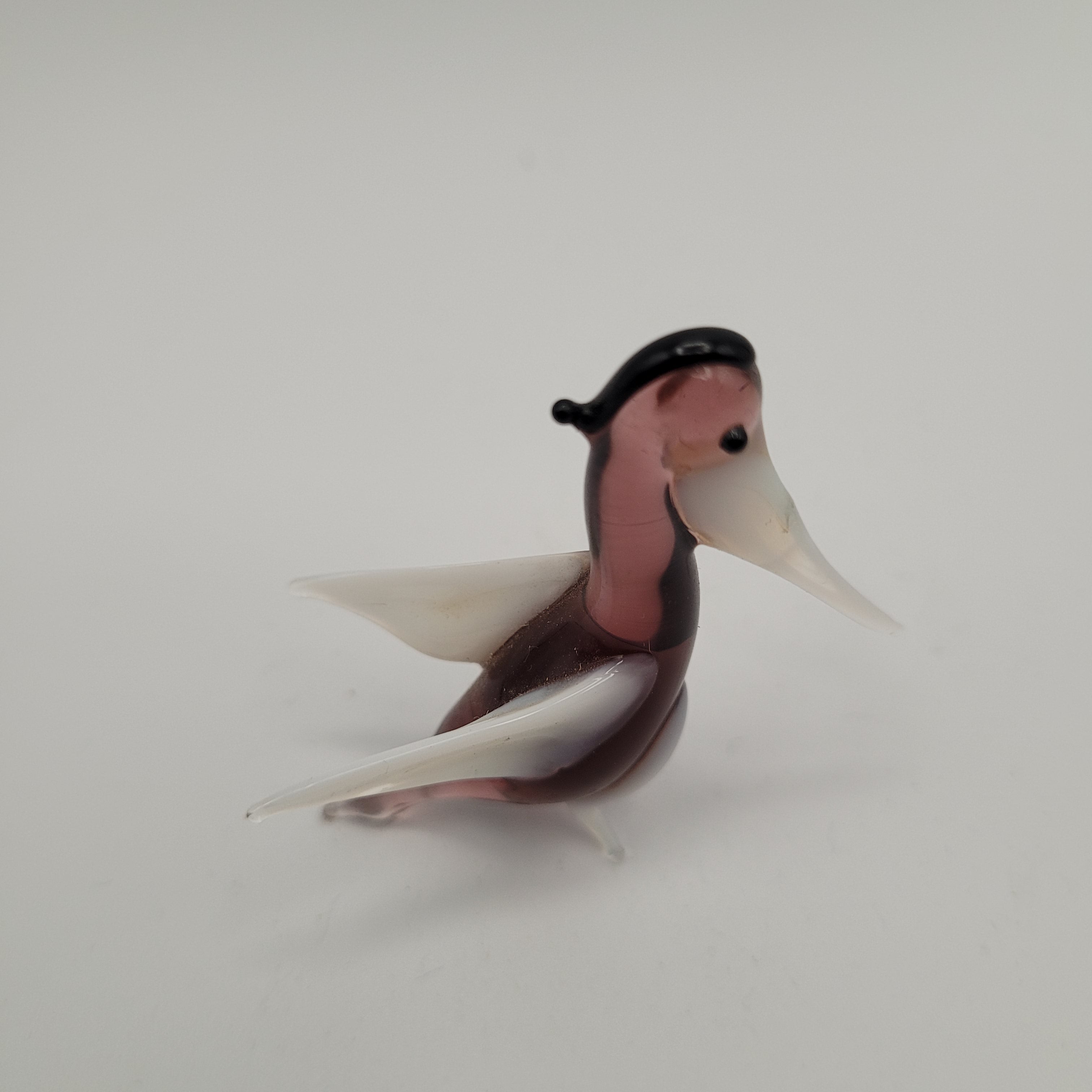 Miniature Murano Pelican. Attributed.