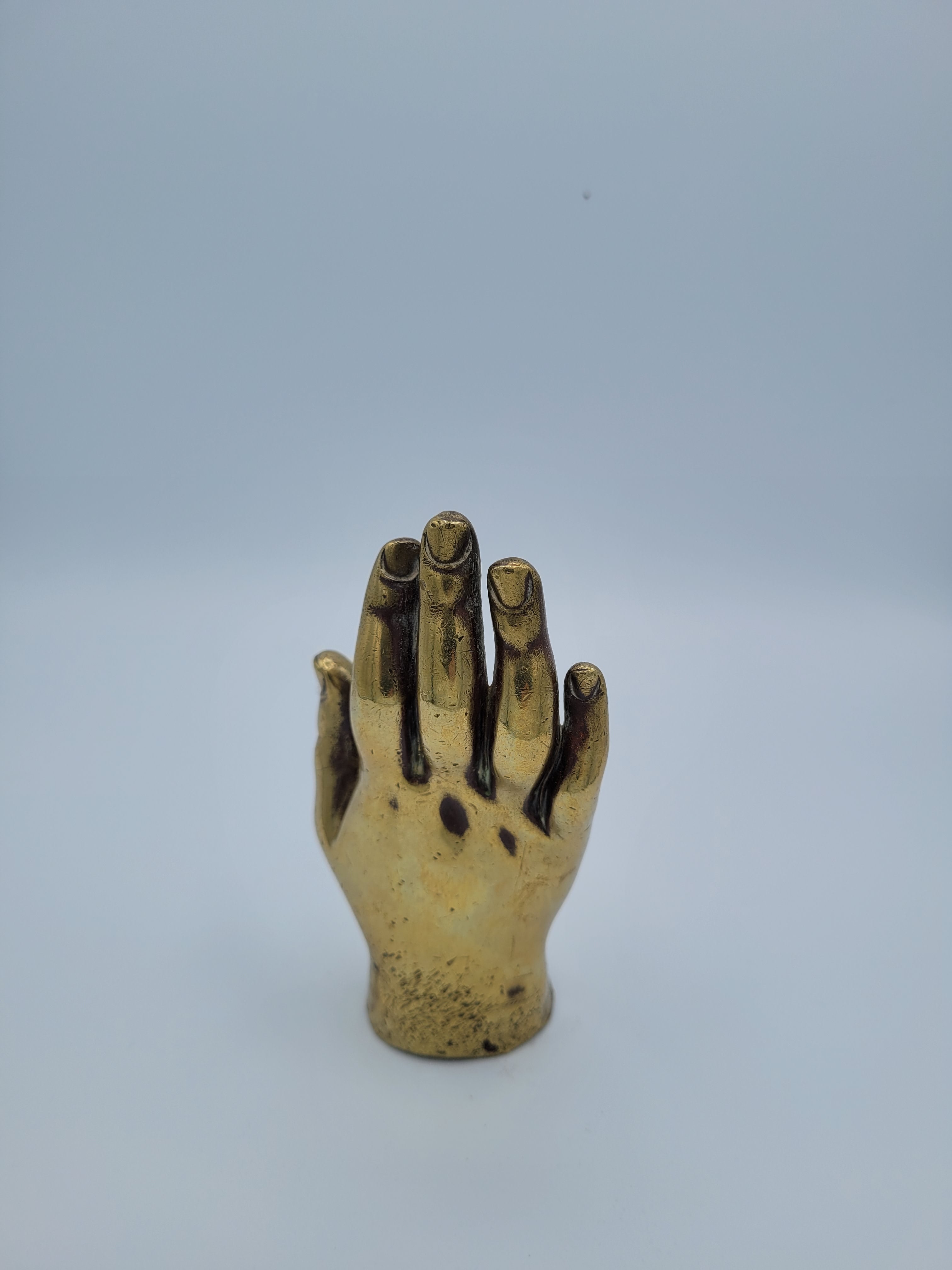 Victorian memorial casting of a child's hand
