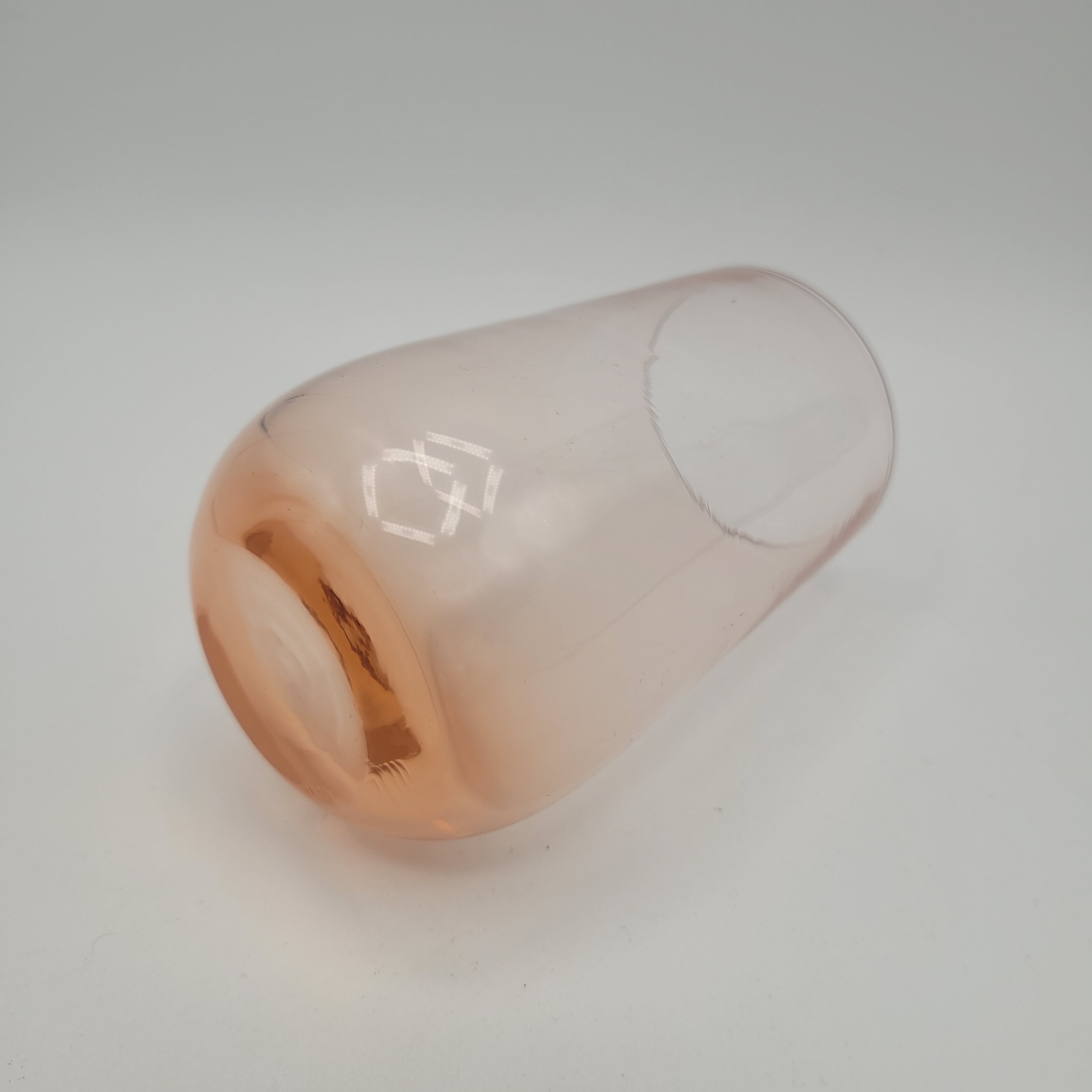 Little Orangey beaker or Posy Vase. Scandinavian MCM C.1960S - 70S🌻