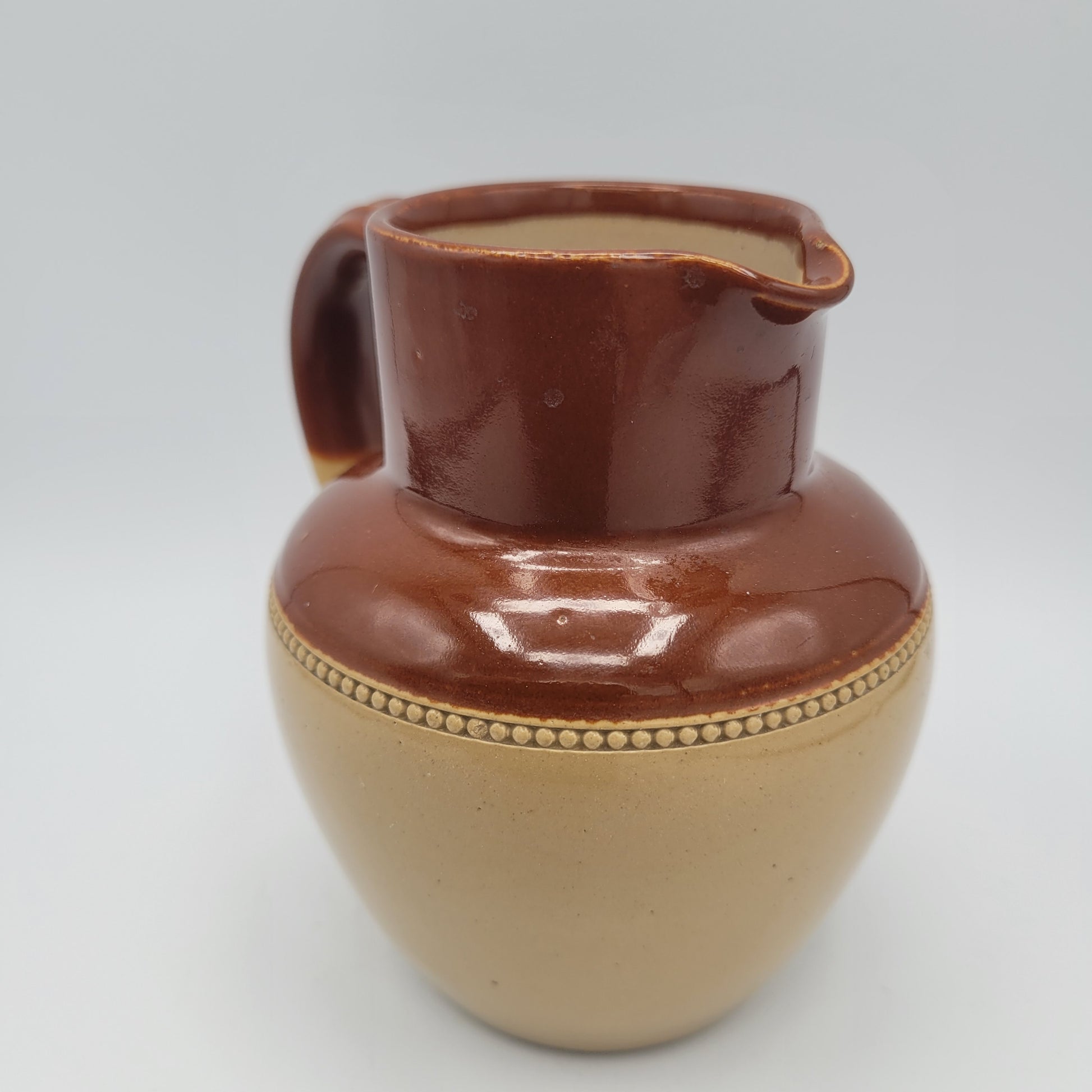 Lovatts vintage Stoneware 1/2 Pint jug. 1932-1959 fully marked...and some.
