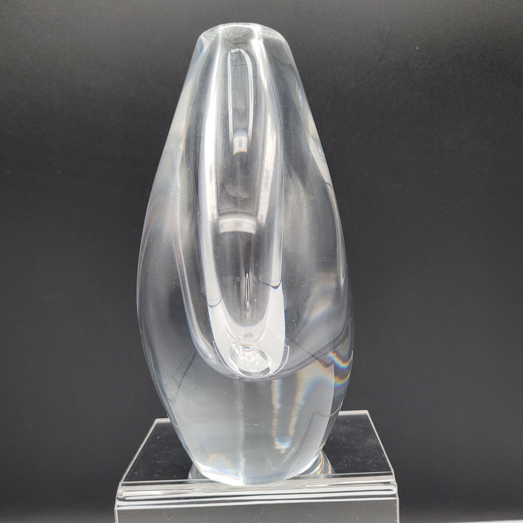 Orrefors Signed Sculptural Crystal — Sven Palmqvist (c.1955–1970)