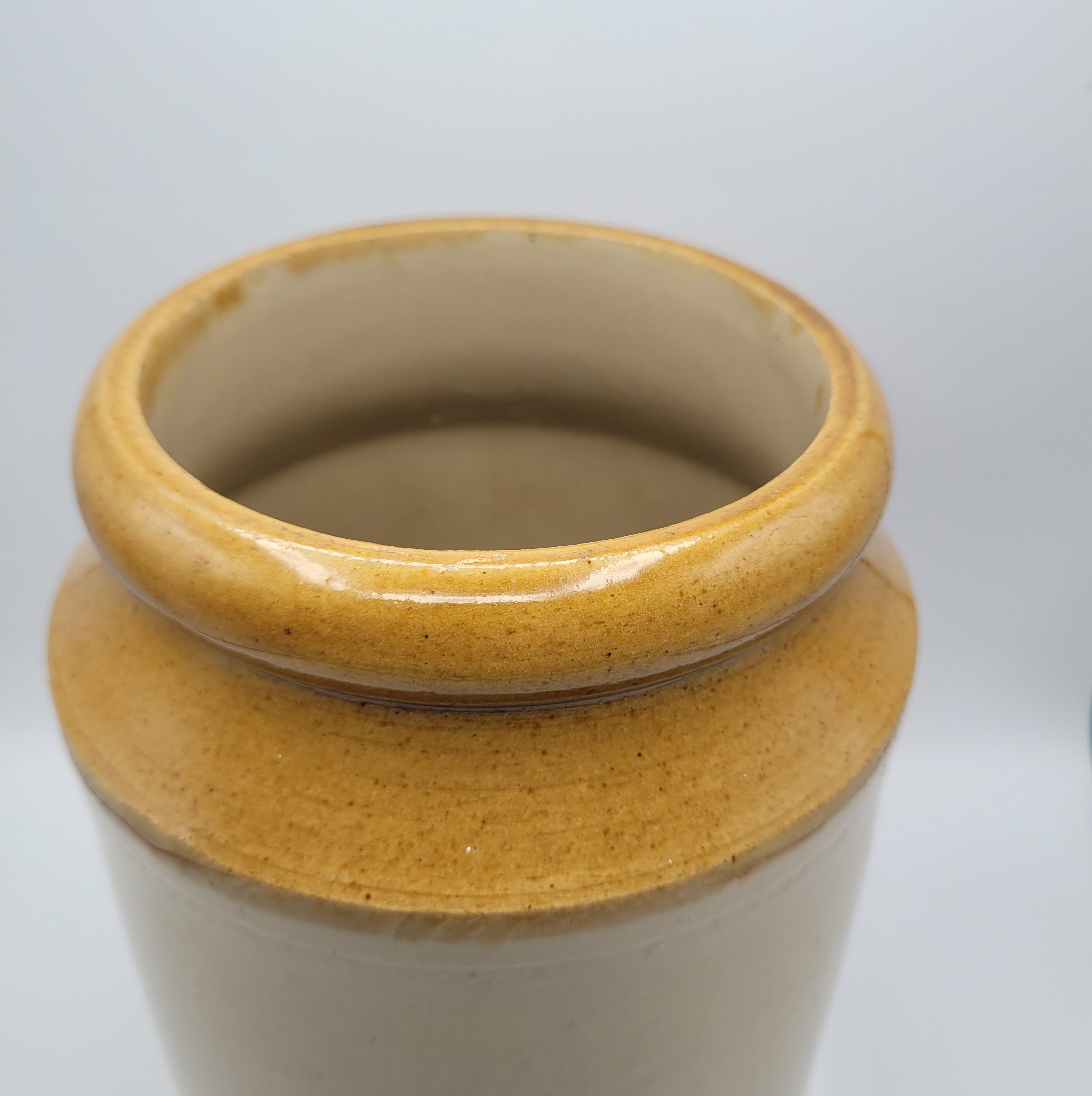 Victorian stoneware utensils pot...yum