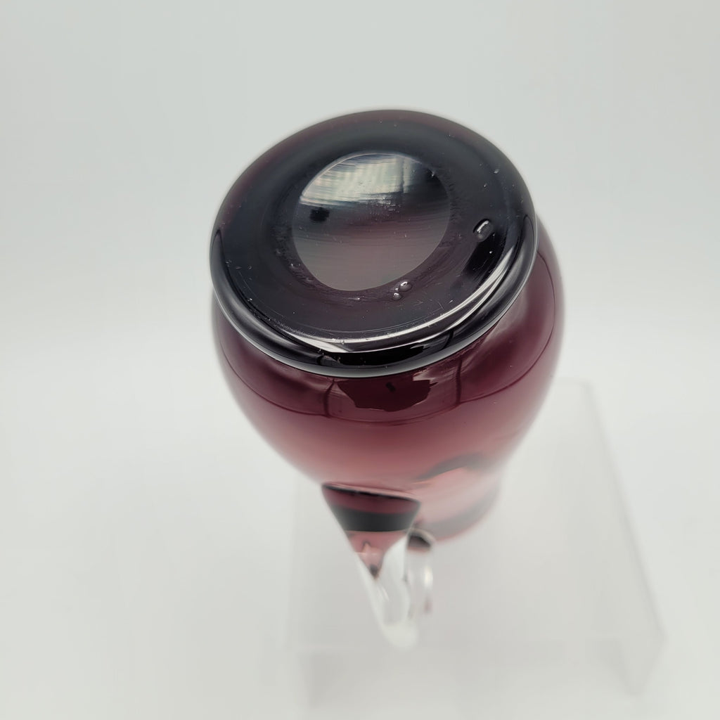 Glorious little hand-blown amethyst jug. MCM 1960s