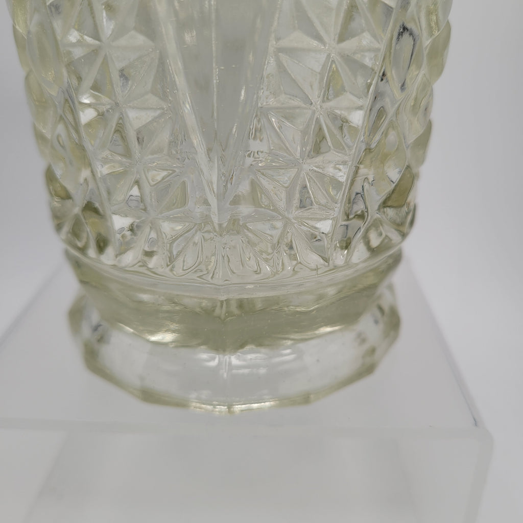 Victorian Pressed Glass “CELERY” Vase — Sowerby, England c. 1885–1895