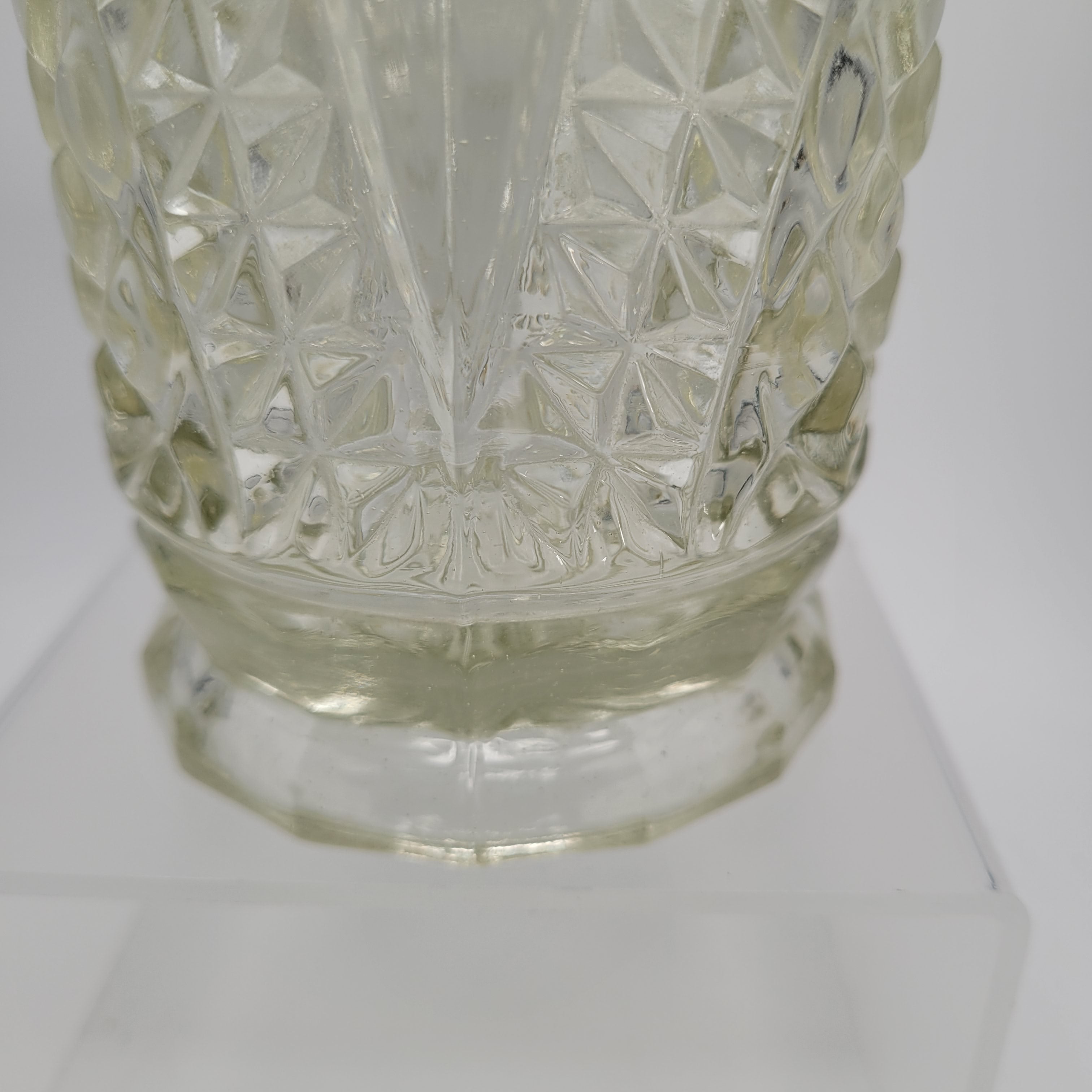 Victorian Pressed Glass “CELERY” Vase — Sowerby, England c. 1885–1895