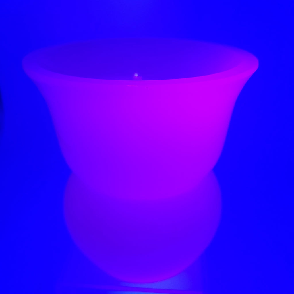 Cenedese Murano Alexandrite Glass Vase — Mid-Century Italian Art Glass, Museum Condition. Signed.