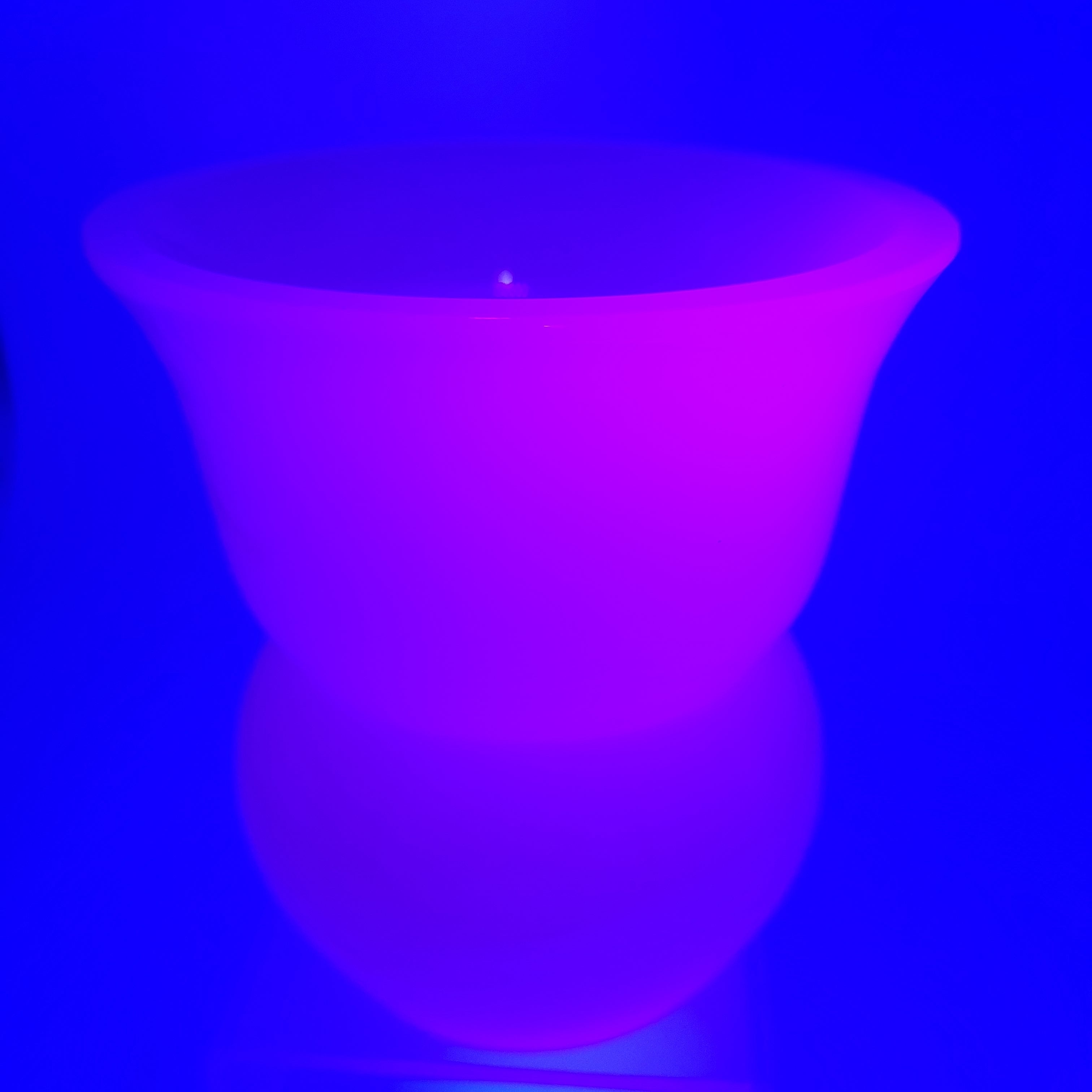 Cenedese Murano Alexandrite Glass Vase — Mid-Century Italian Art Glass, Museum Condition. Signed.