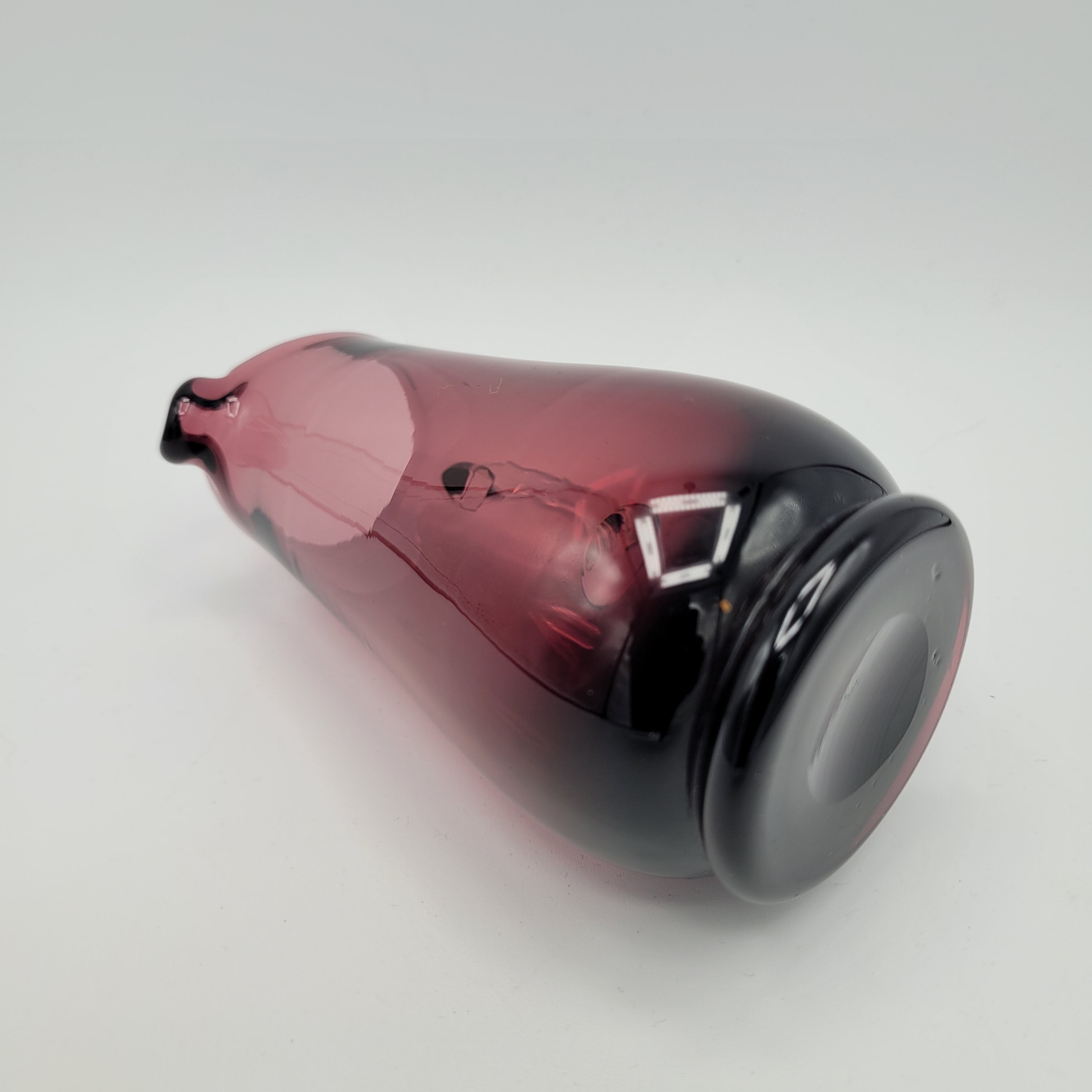 Glorious little hand-blown amethyst jug. MCM 1960s