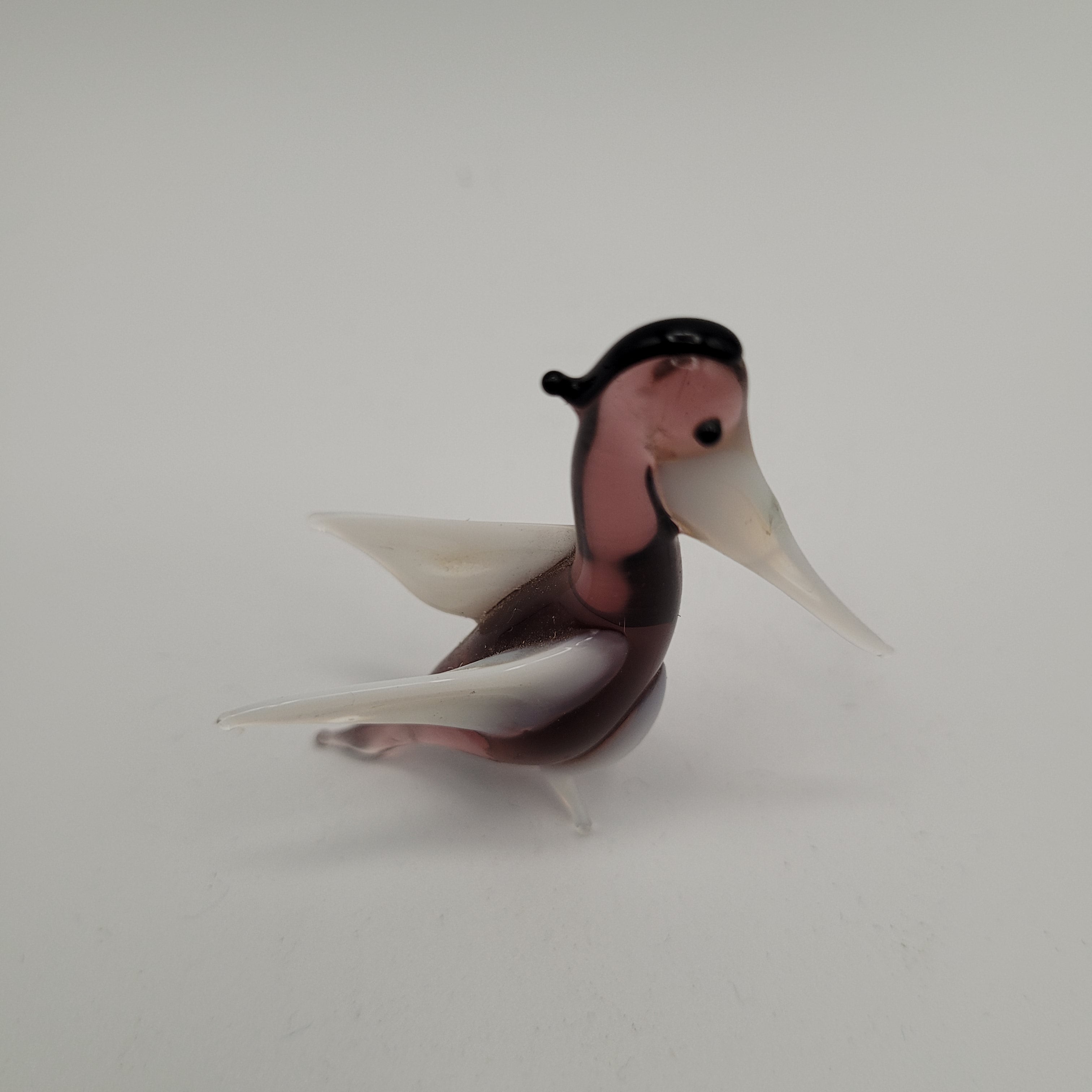 Miniature Murano Pelican. Attributed.