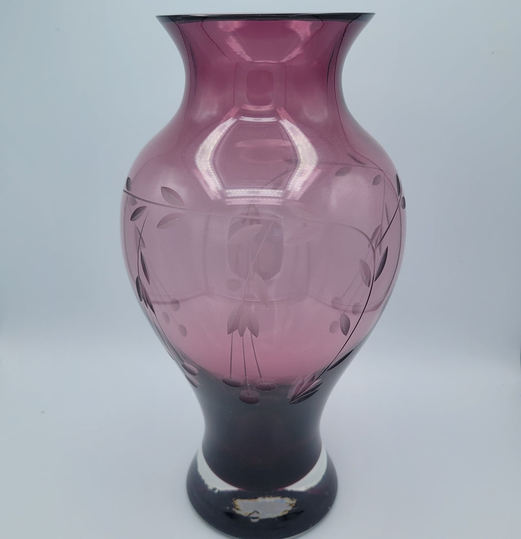 Caithness Baluster Vase 1970s