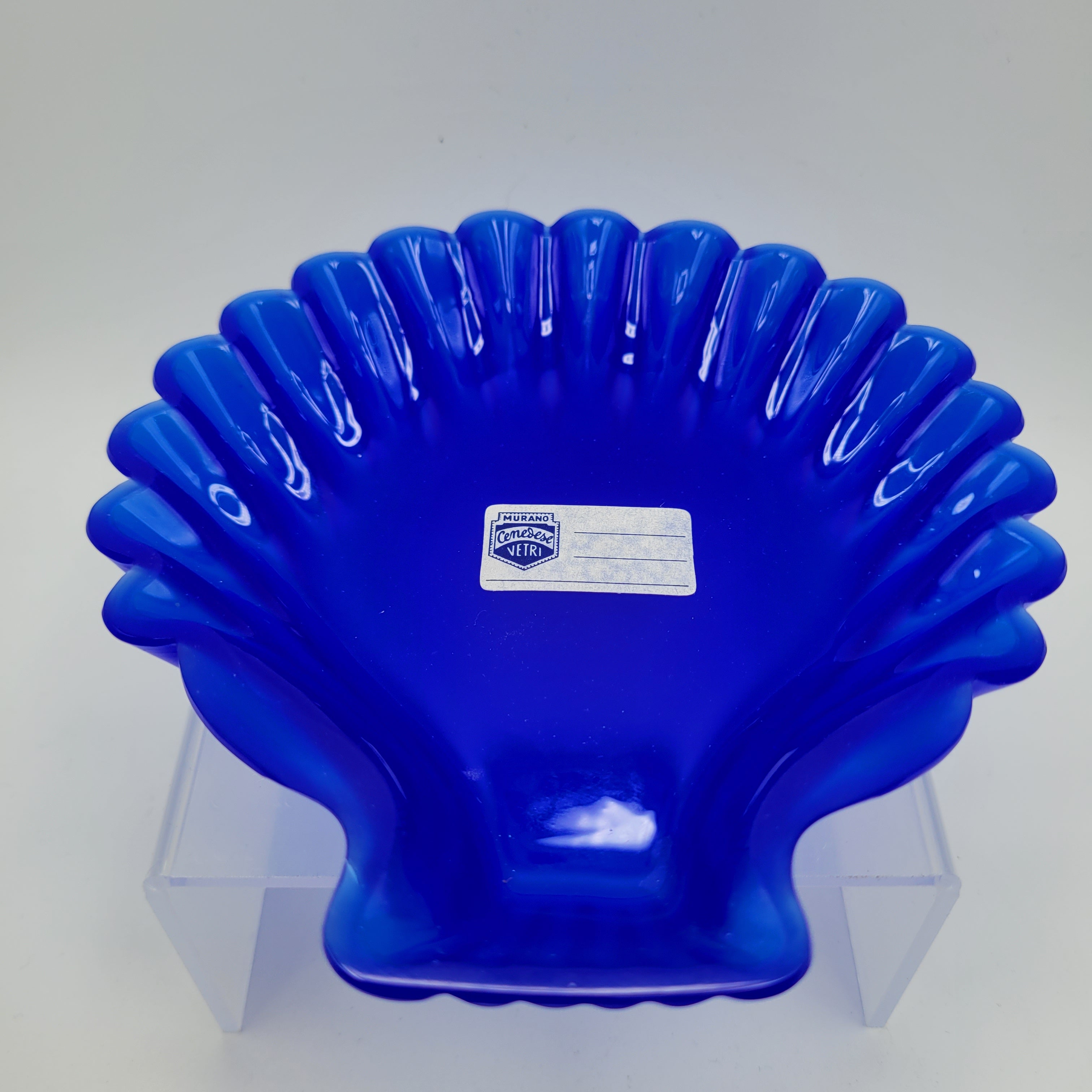 Murano Cenedese Scallop Shell trinket dish...Superb...