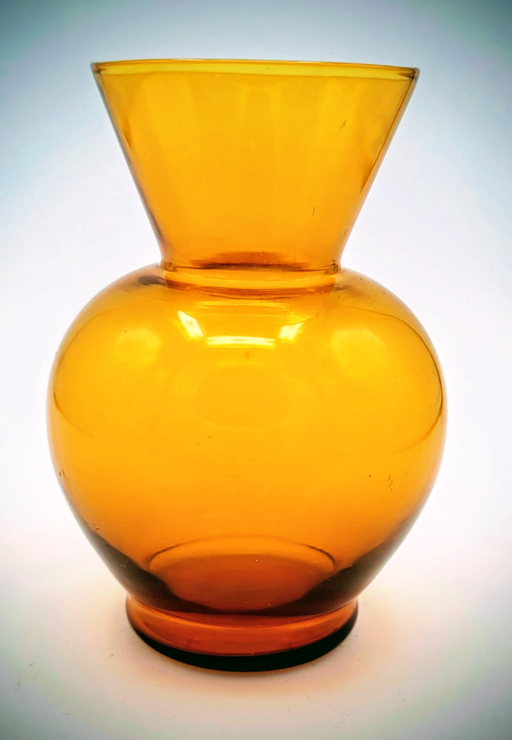 Hand-blown posy vase circa 1950s.