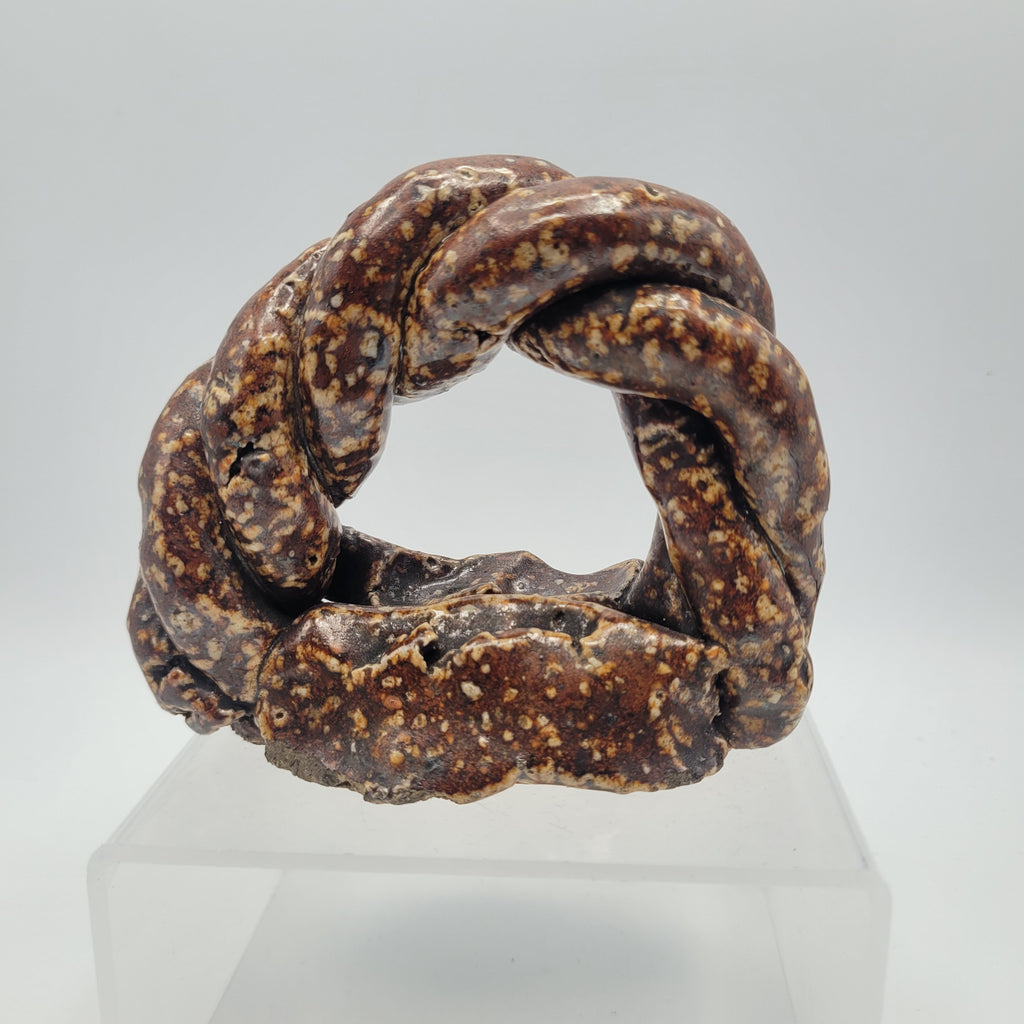 Late 17th-Century Salt-Glaze Tester Ring / Trial Piece
Possibly English (Fulham) or German (Rhenish Westerwald), circa 1650 – 1700