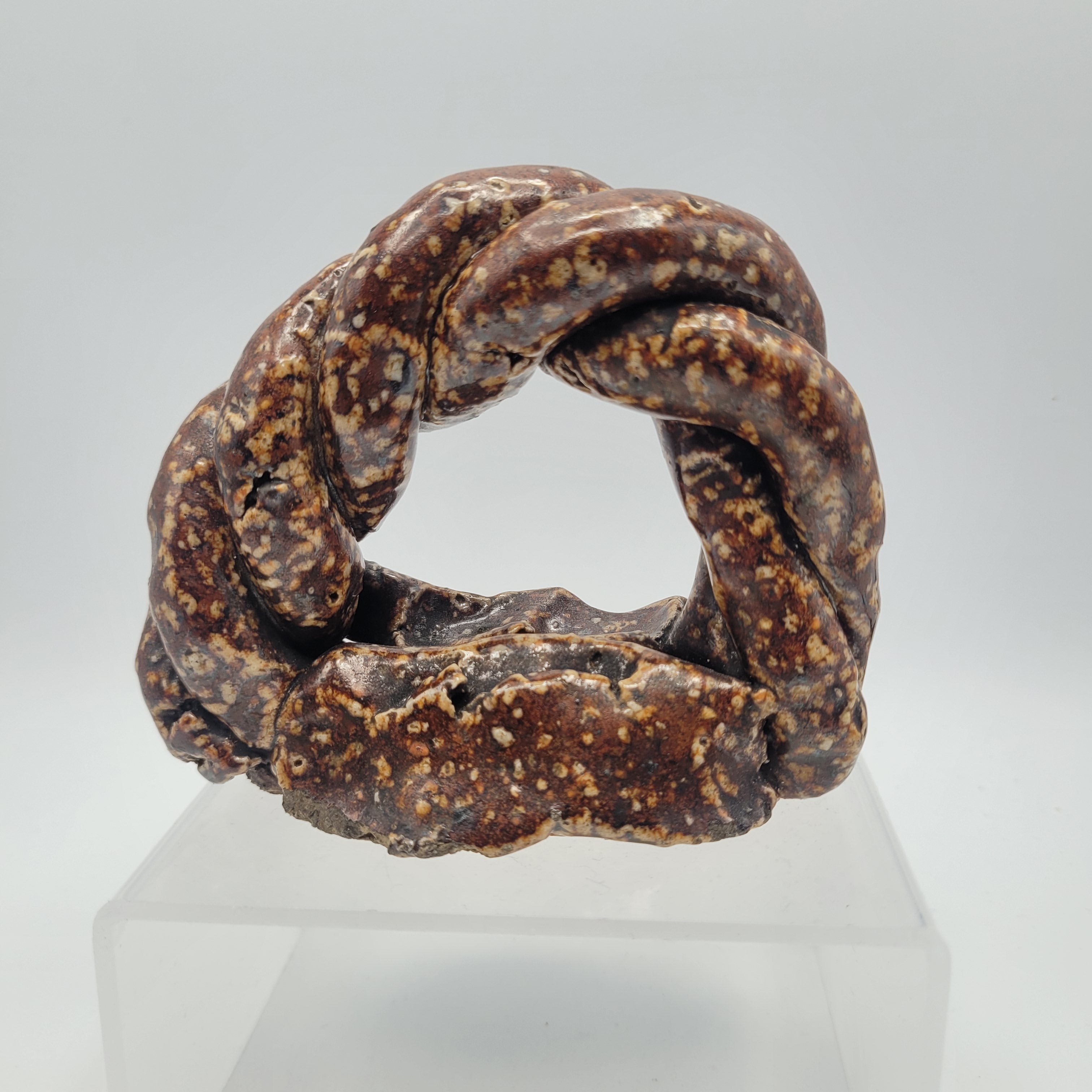 Late 17th-Century Salt-Glaze Tester Ring / Trial Piece
Possibly English (Fulham) or German (Rhenish Westerwald), circa 1650 – 1700