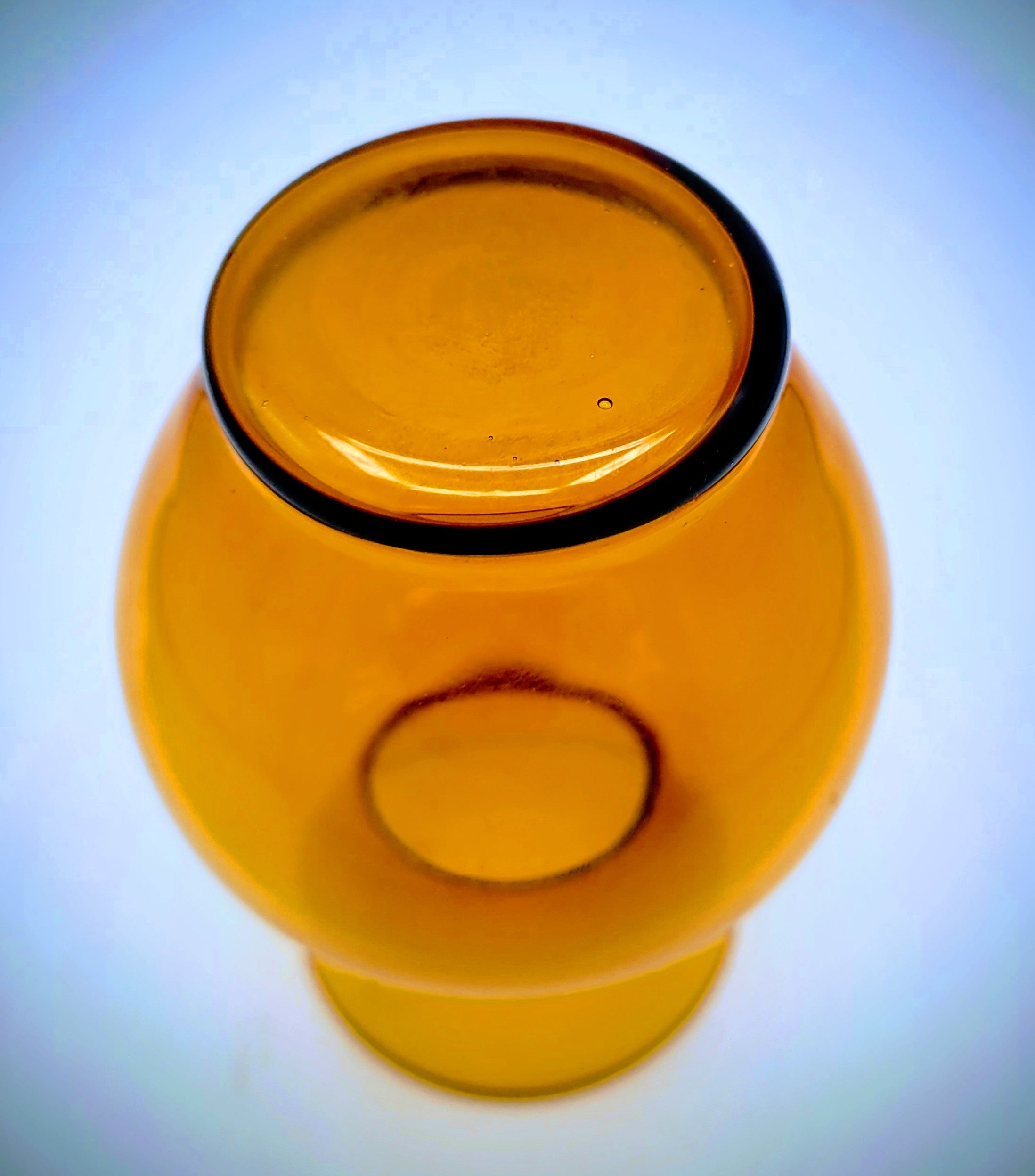 Hand-blown posy vase circa 1950s.