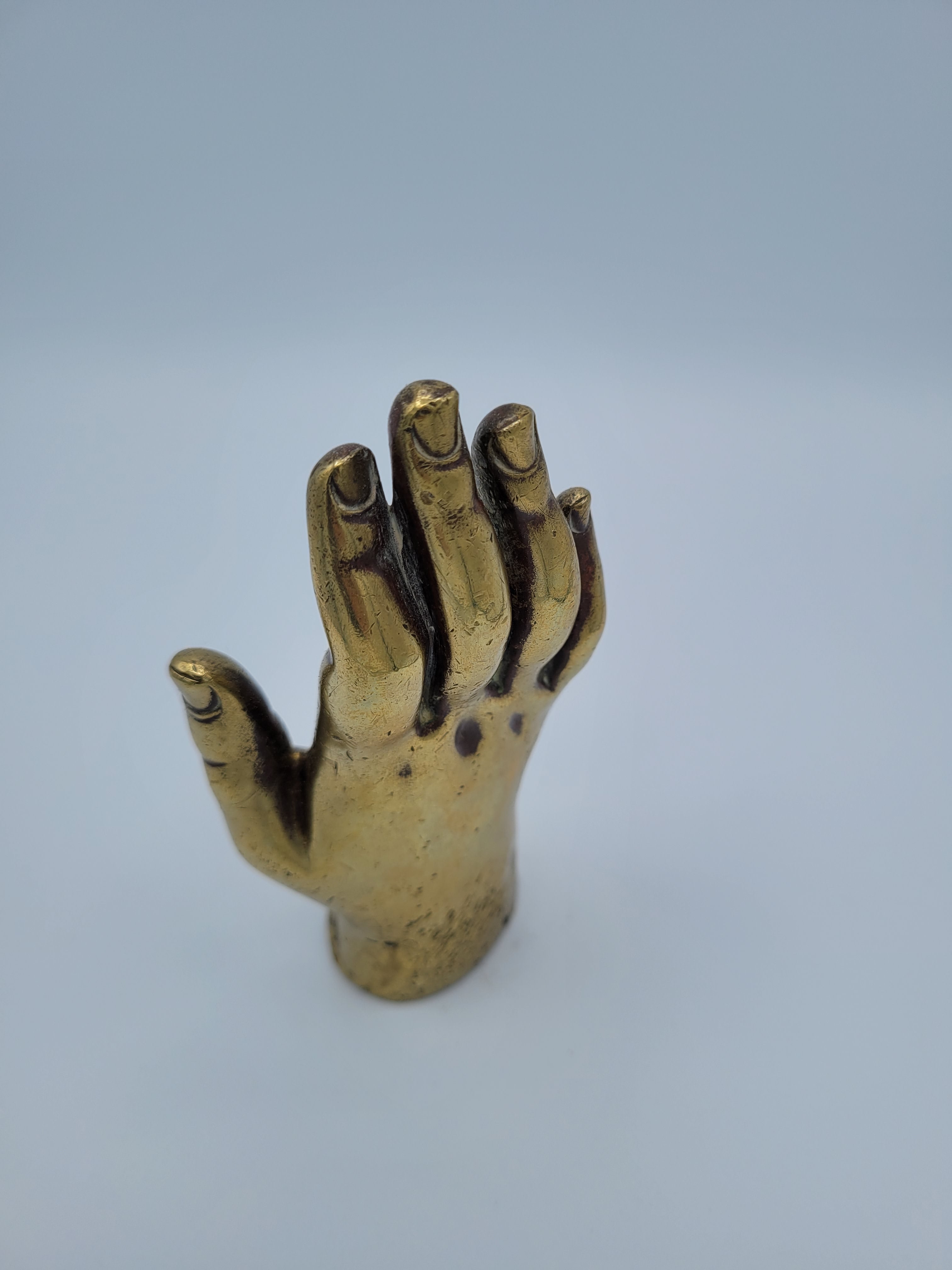 Victorian memorial casting of a child's hand