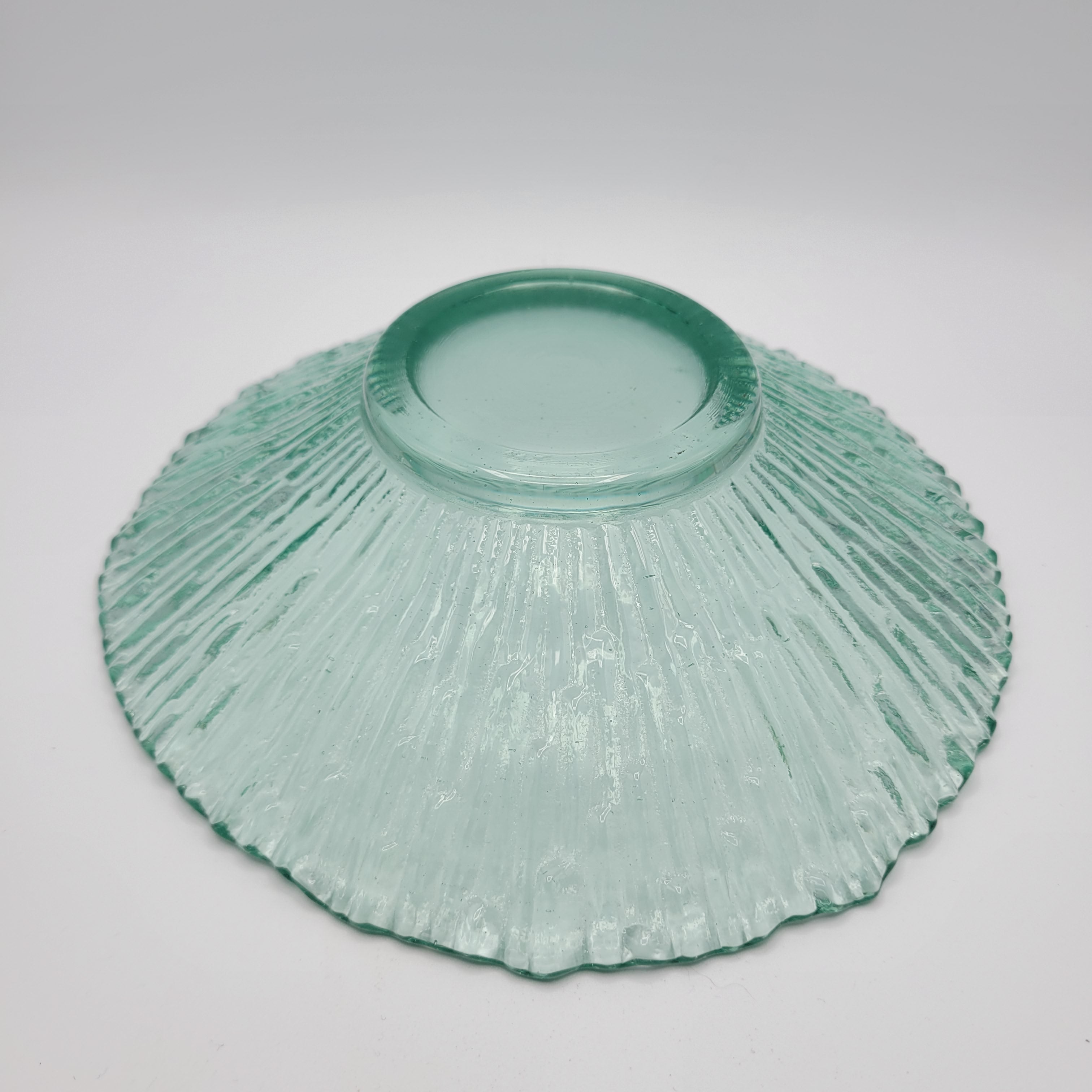 Ice crystal bowl By Paval Pànek, Czechoslovakian Art Glass late 70s early 80s