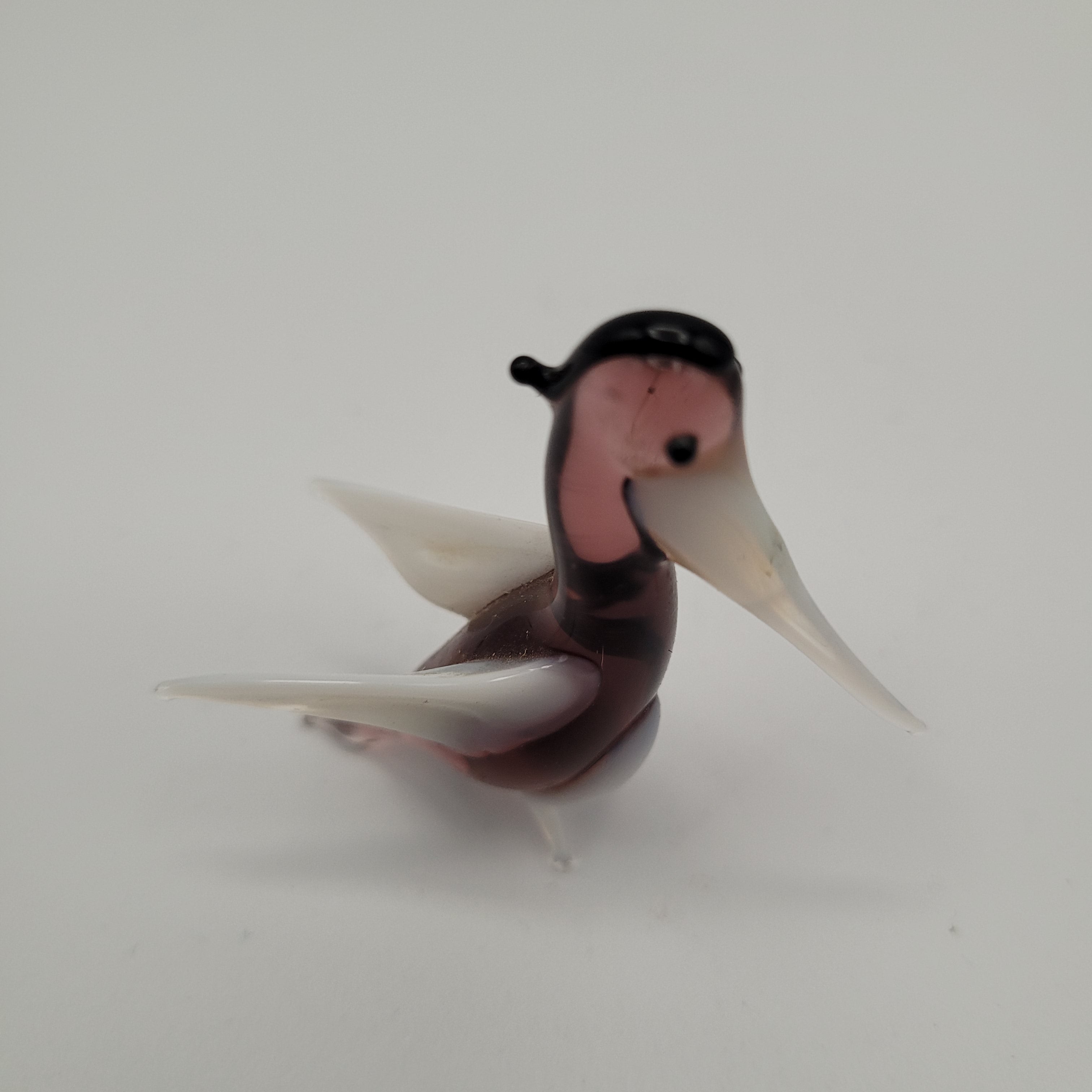 Miniature Murano Pelican. Attributed.