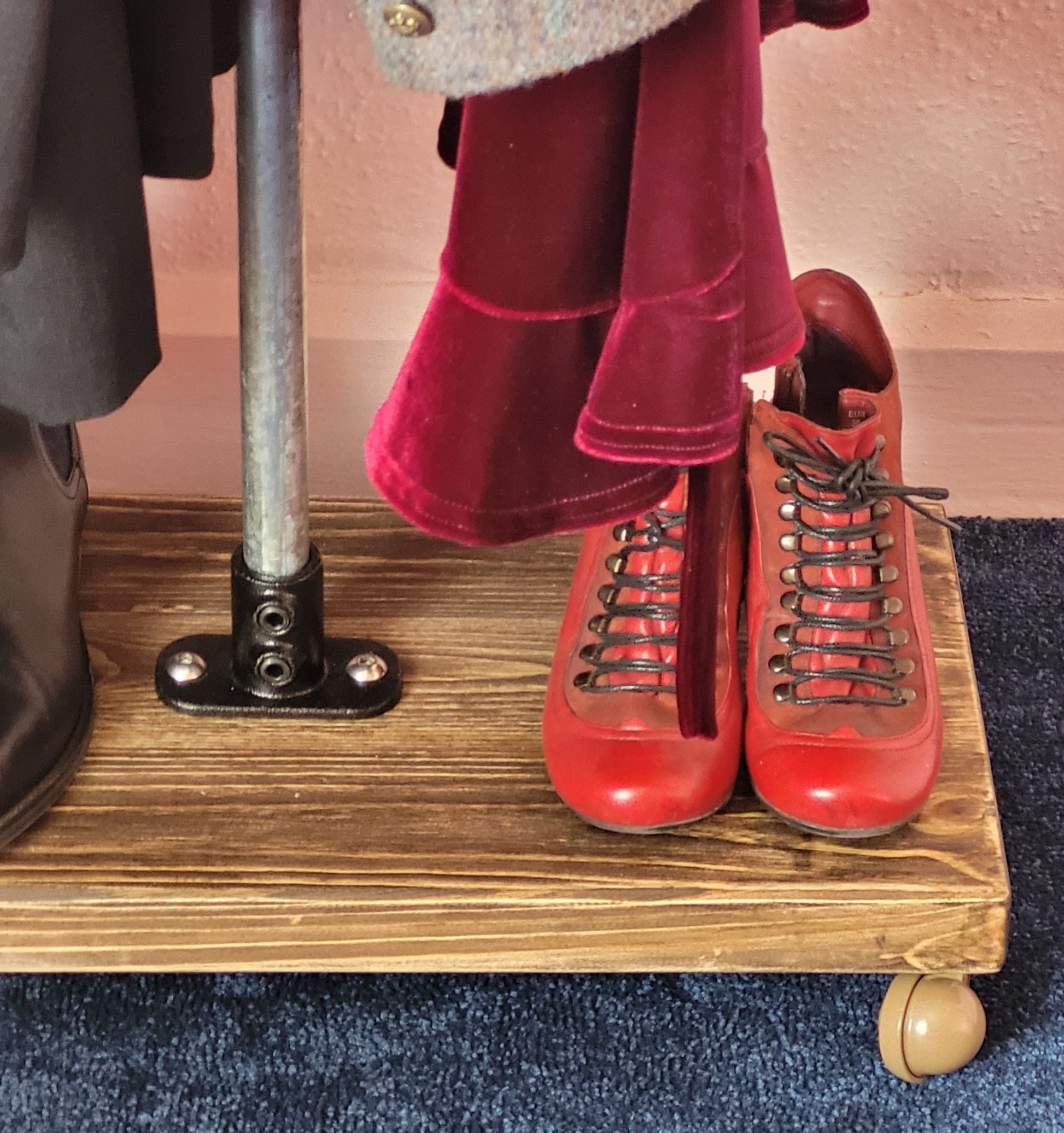 Industrial style clothes Rail