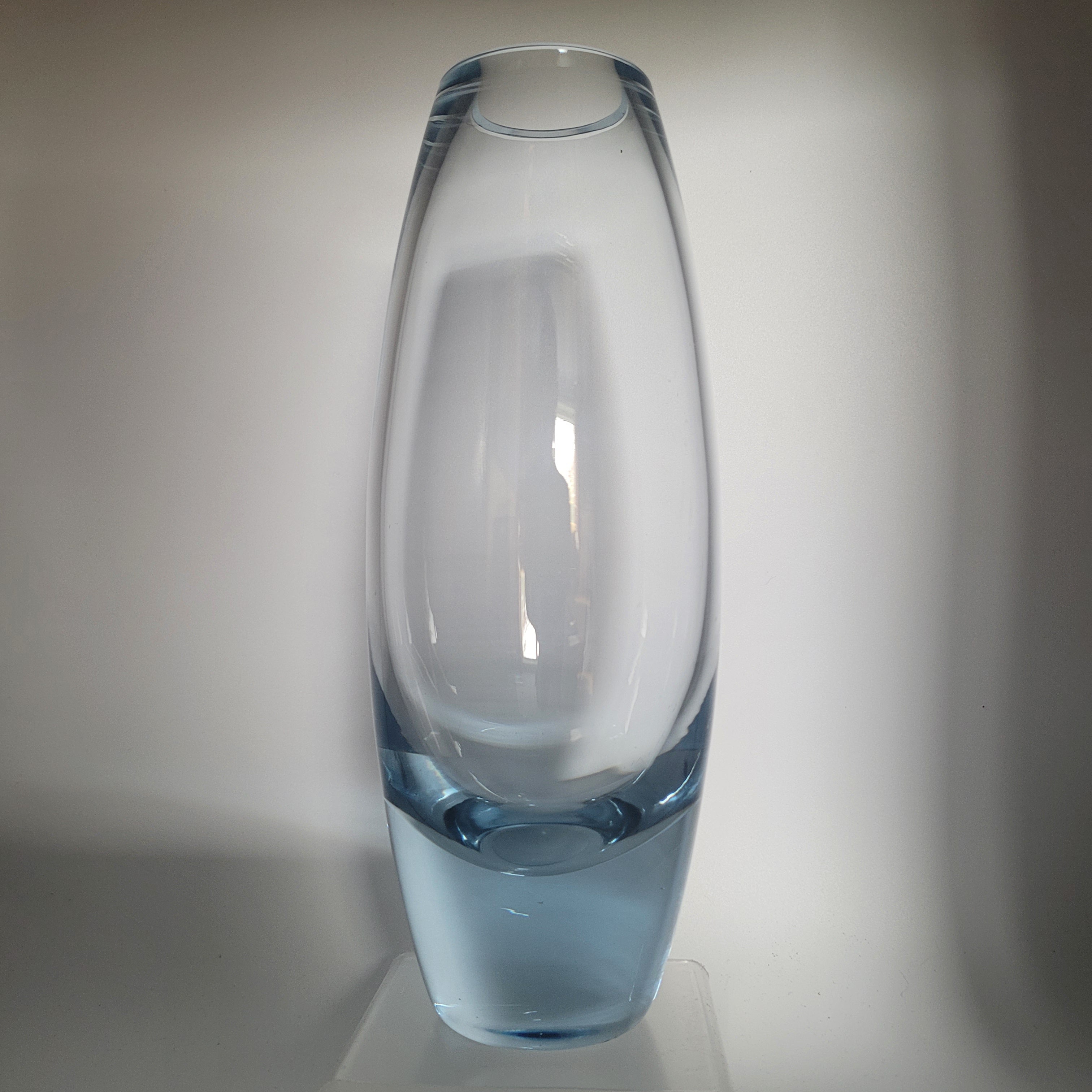 Holmegaard “Arktis” Vase — Per Lütken, 1961 (Signed) 22cm