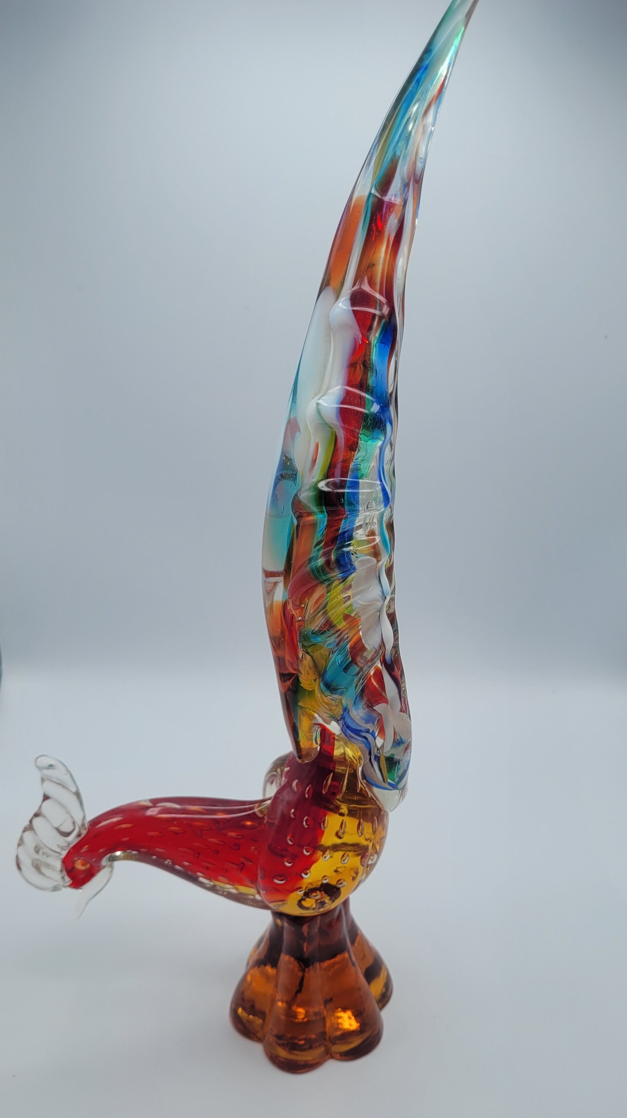 Murano Pheasant. Attributed to Archemede Seguso. 1950s