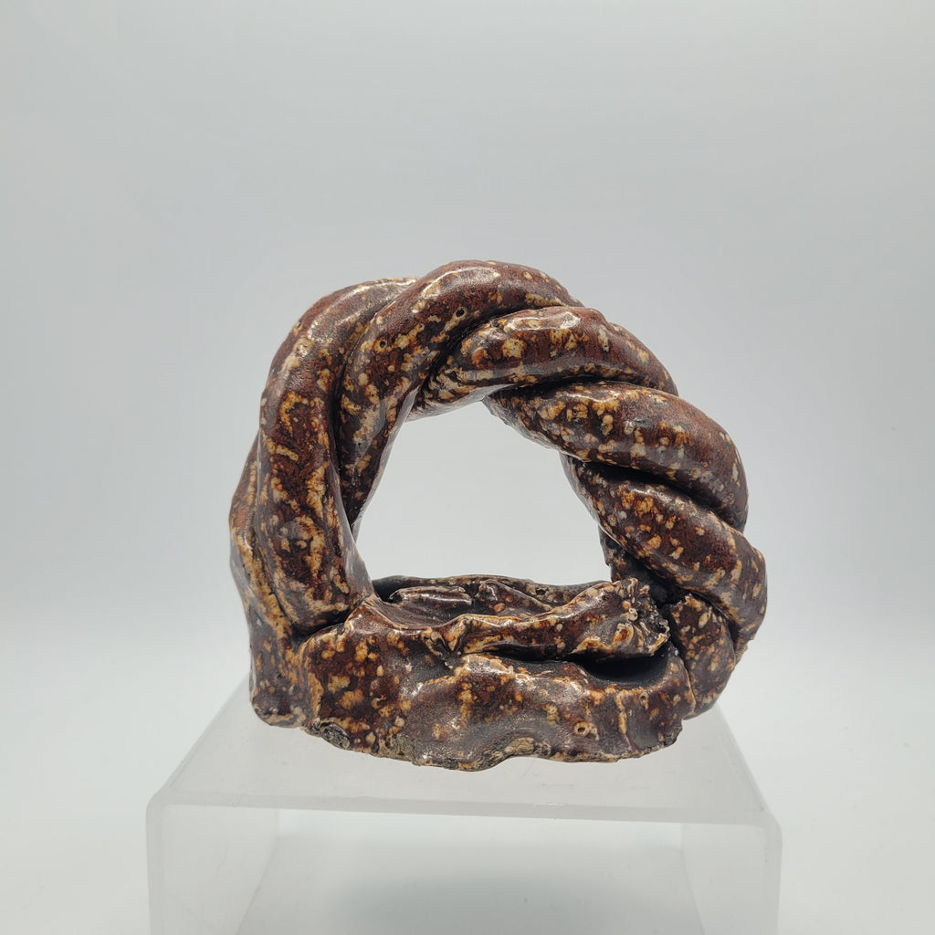 Late 17th-Century Salt-Glaze Tester Ring / Trial Piece
Possibly English (Fulham) or German (Rhenish Westerwald), circa 1650 – 1700