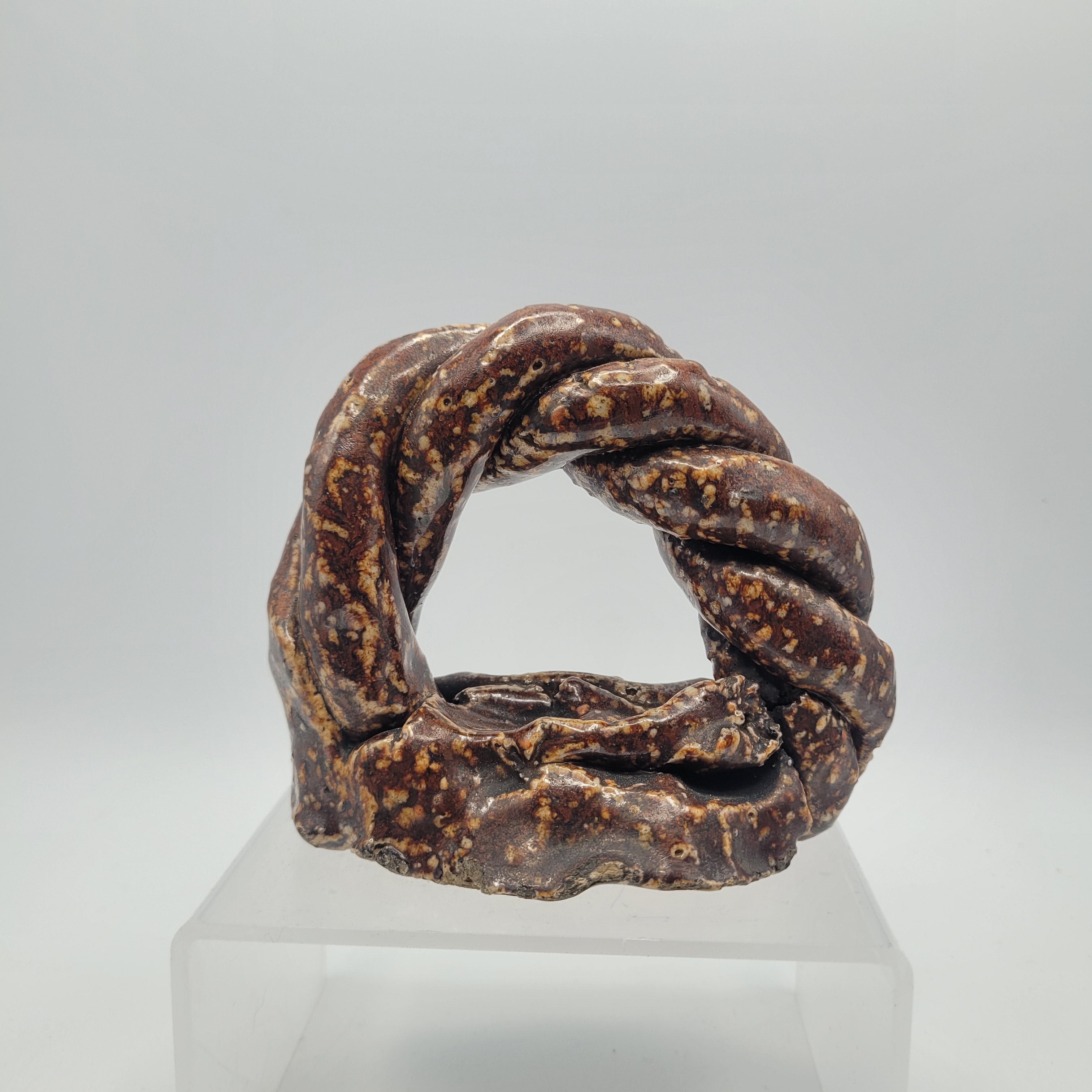 Late 17th-Century Salt-Glaze Tester Ring / Trial Piece
Possibly English (Fulham) or German (Rhenish Westerwald), circa 1650 – 1700