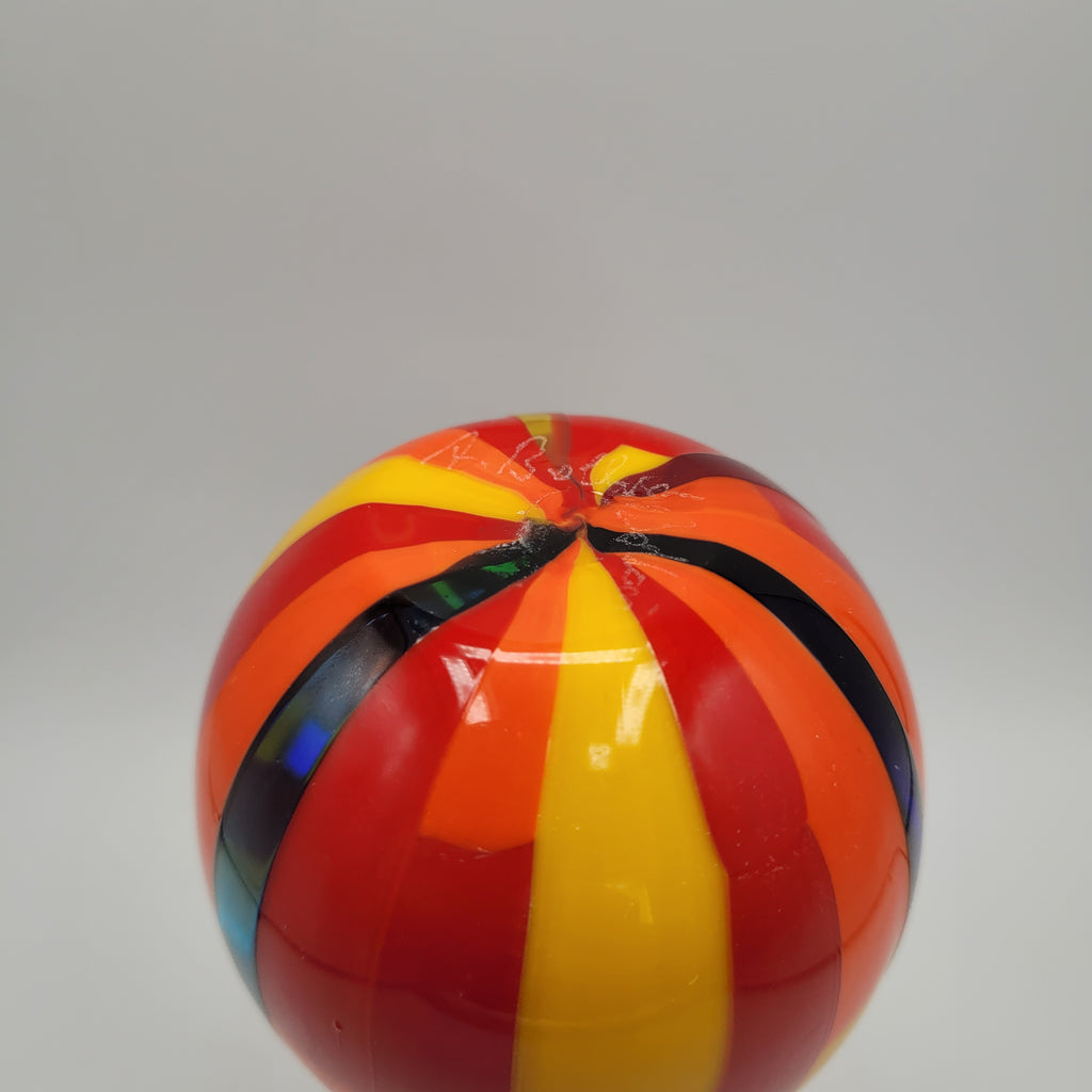 Glorious Murano Pezzato Baluster Vase. Signed, labelled w/COA.