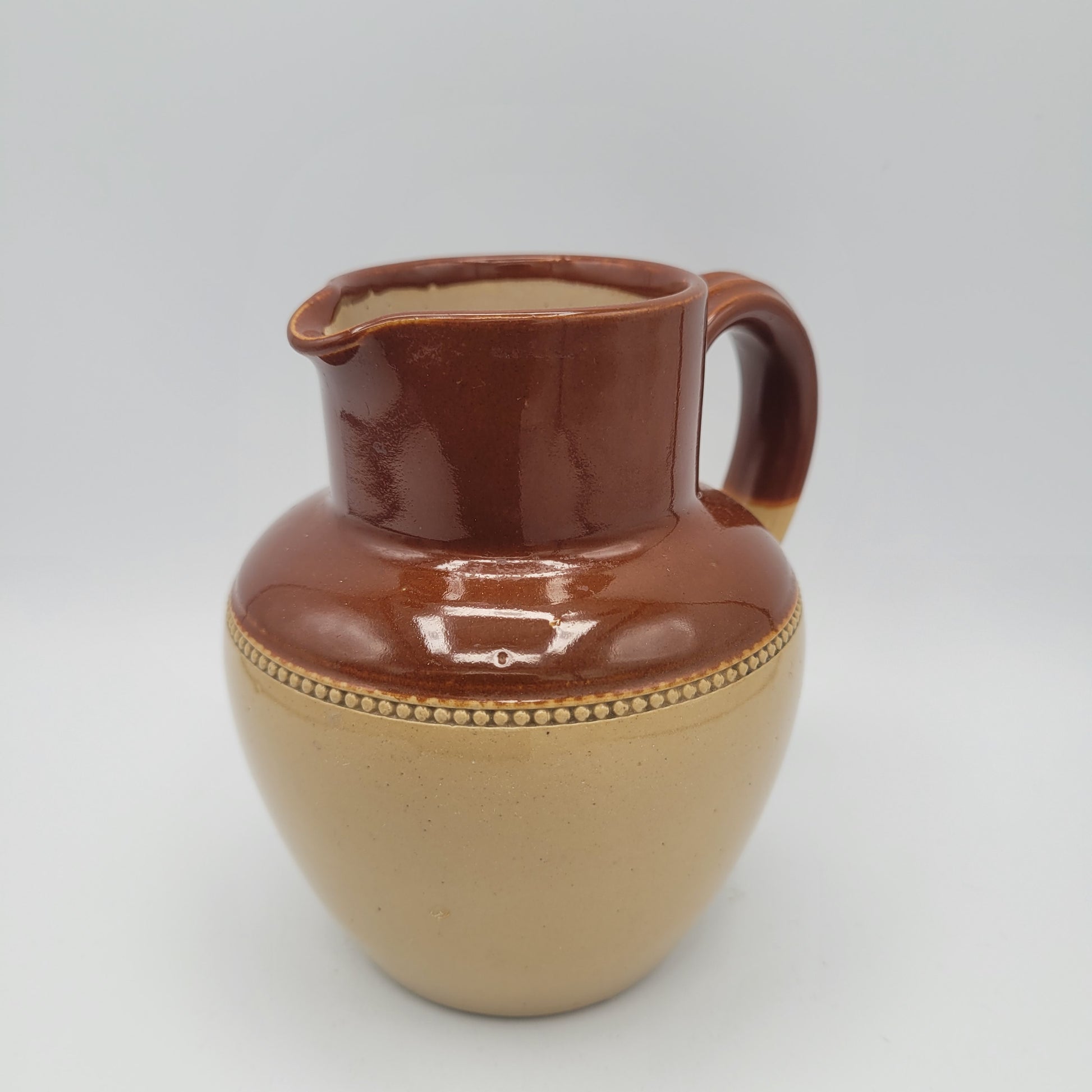 Lovatts vintage Stoneware 1/2 Pint jug. 1932-1959 fully marked...and some.