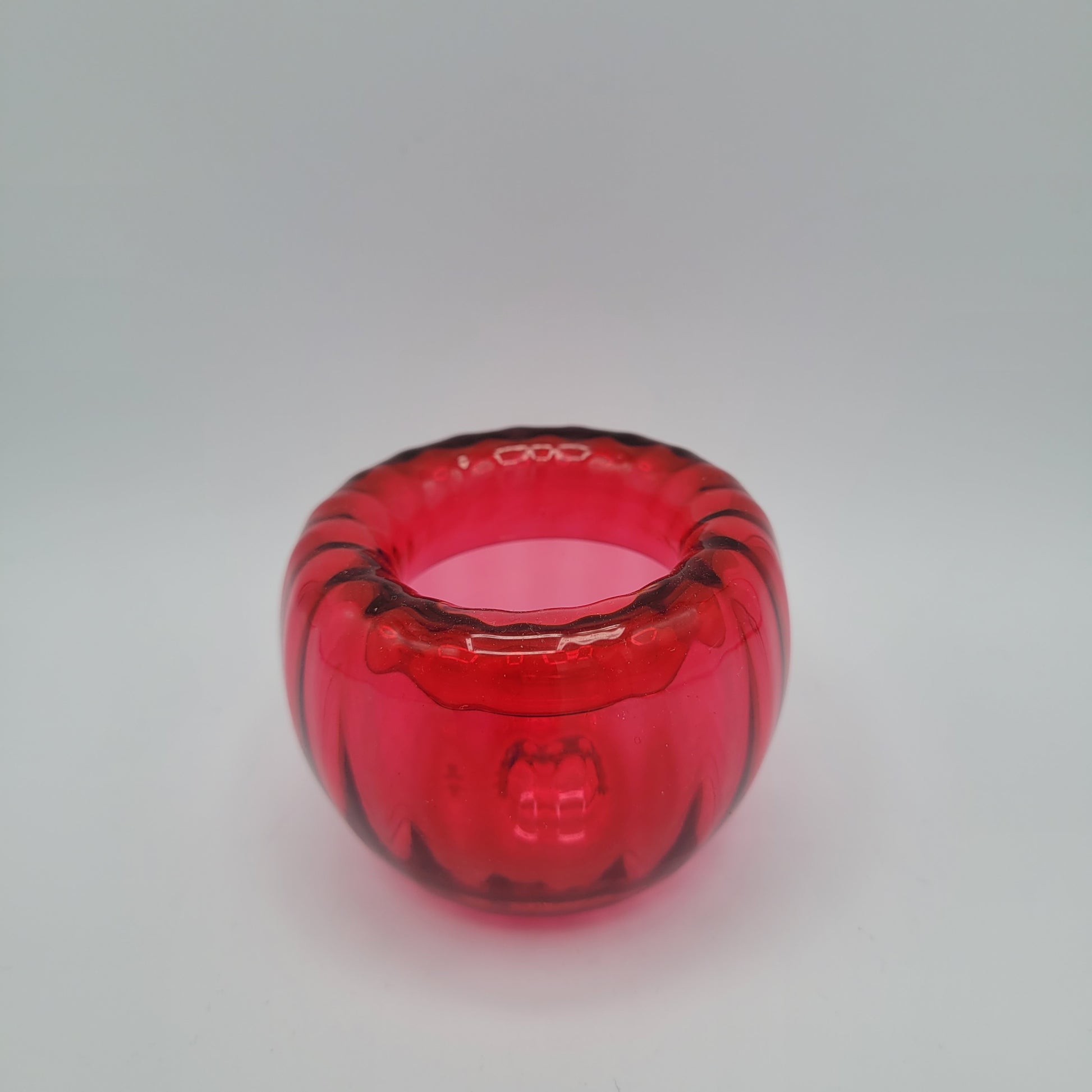 Bristol Ruby glass tealight holder ... from the Bristol blue company