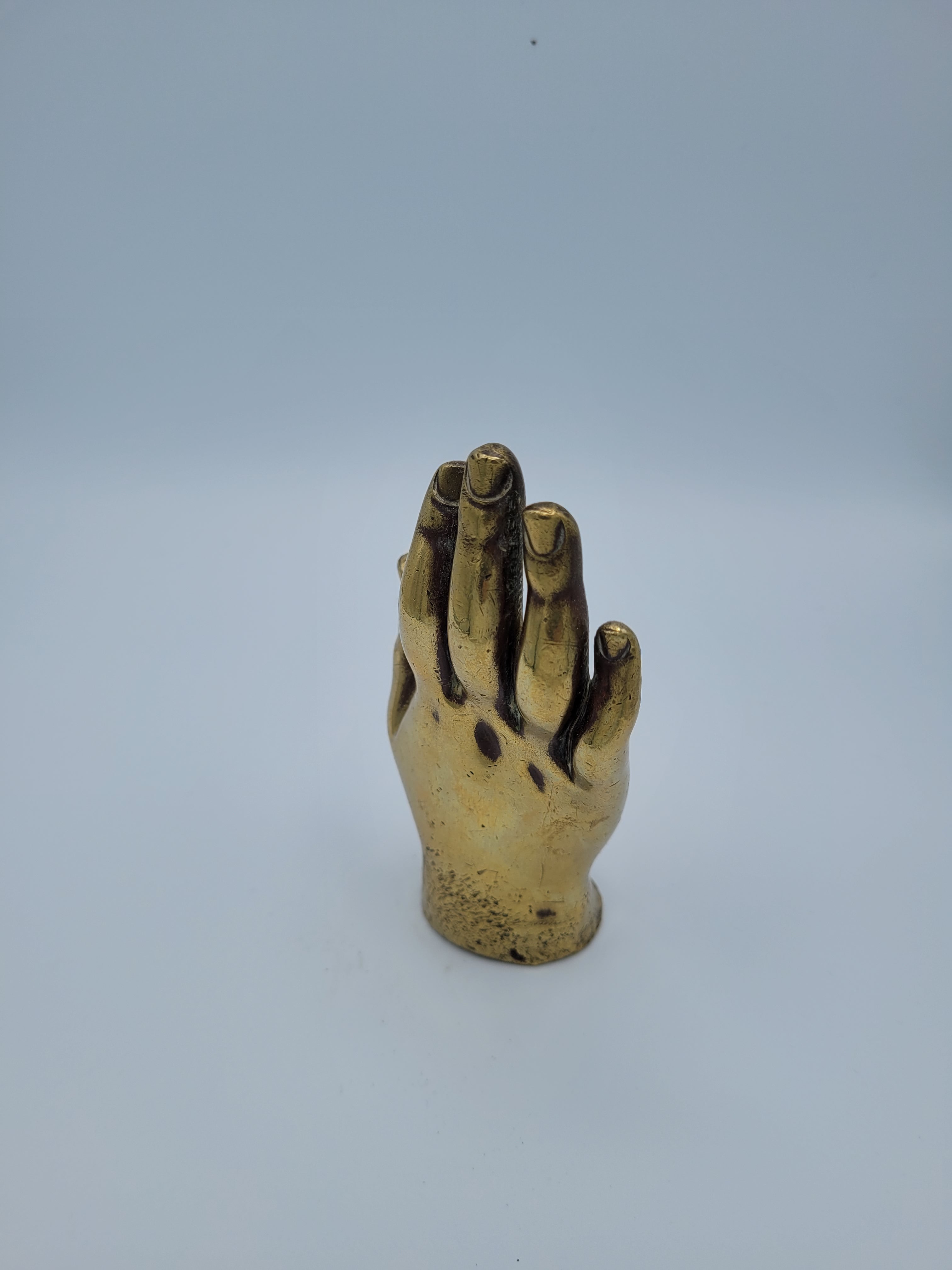 Victorian memorial casting of a child's hand