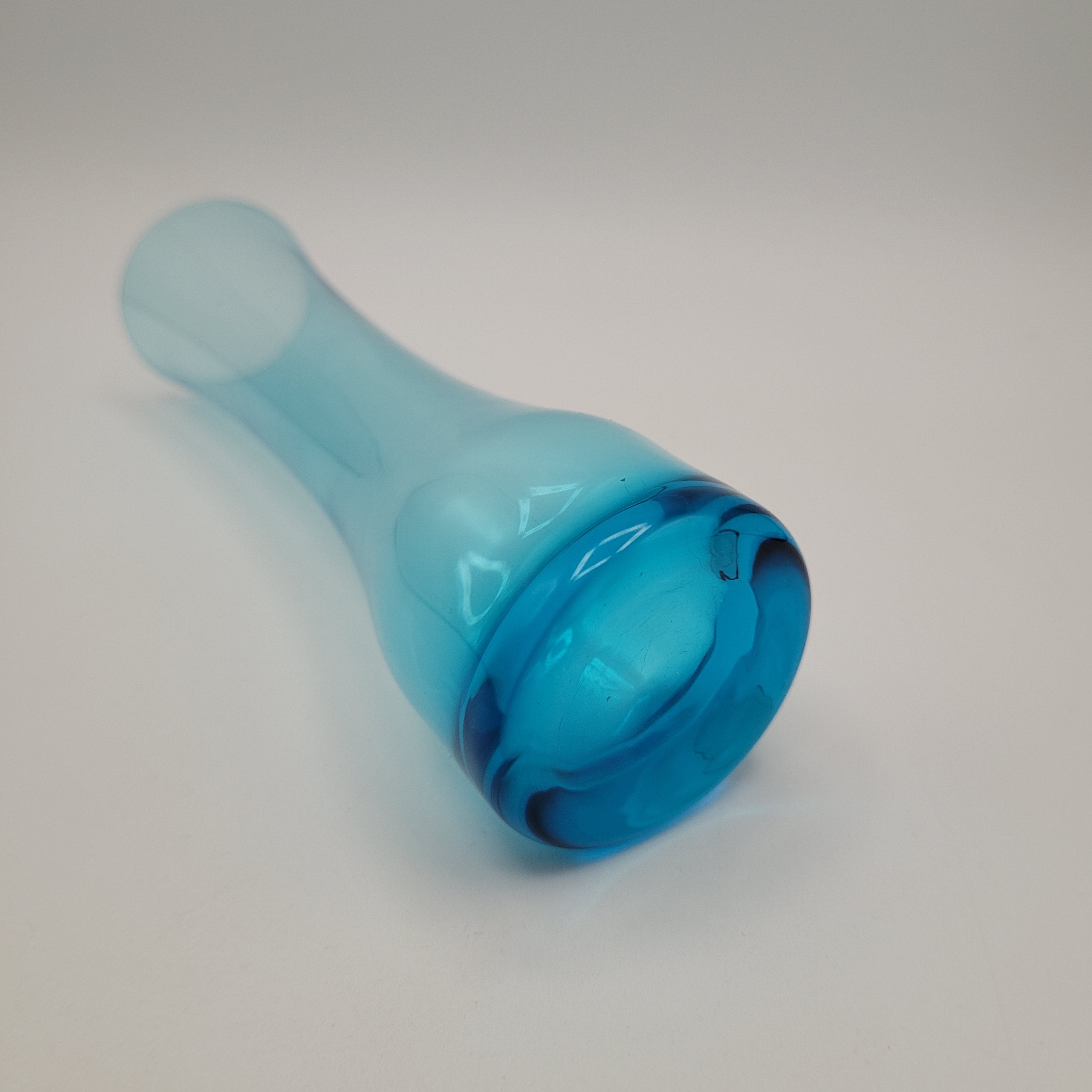 Pair of Scandinavian Hand-Blown Trumpet Vases (c.1965–75)