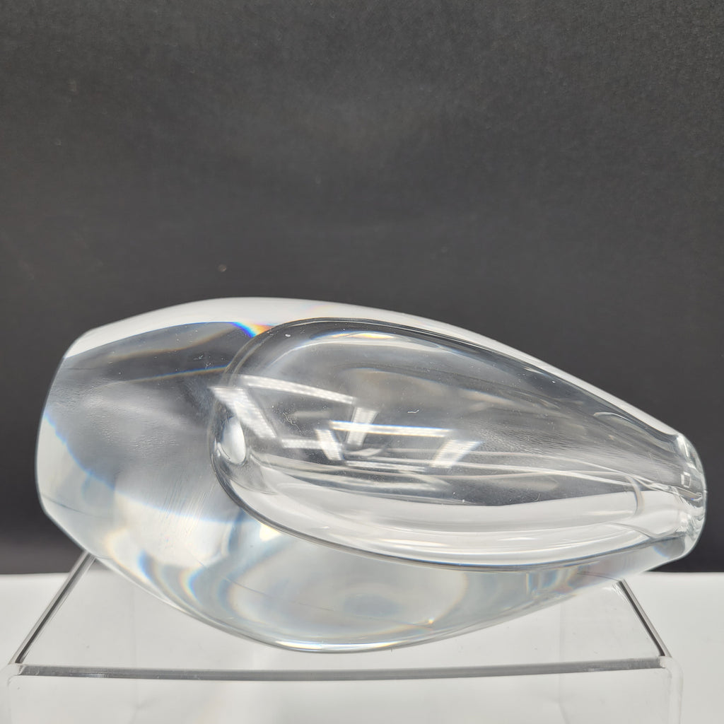 Orrefors Signed Sculptural Crystal — Sven Palmqvist (c.1955–1970)