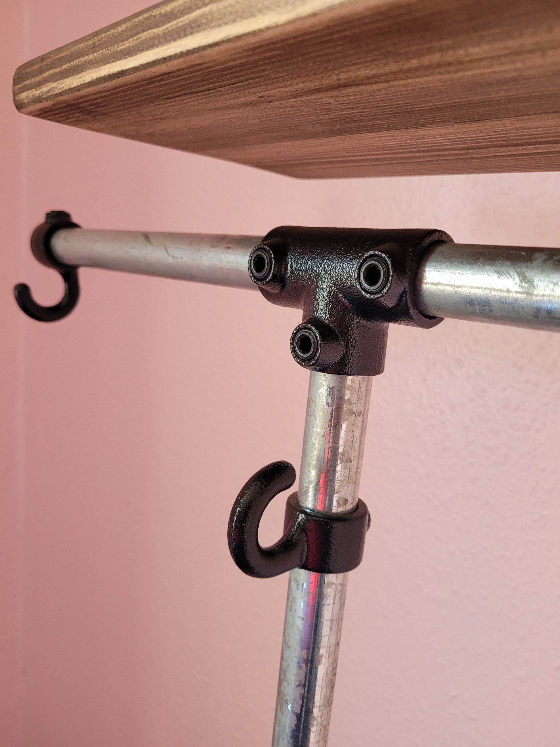 Industrial style clothes Rail