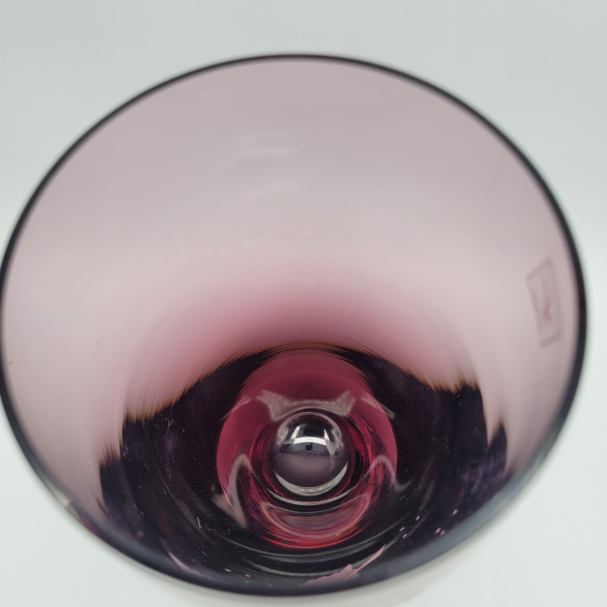 Caithness Vase, Rose etched 1970s or earlier...with label