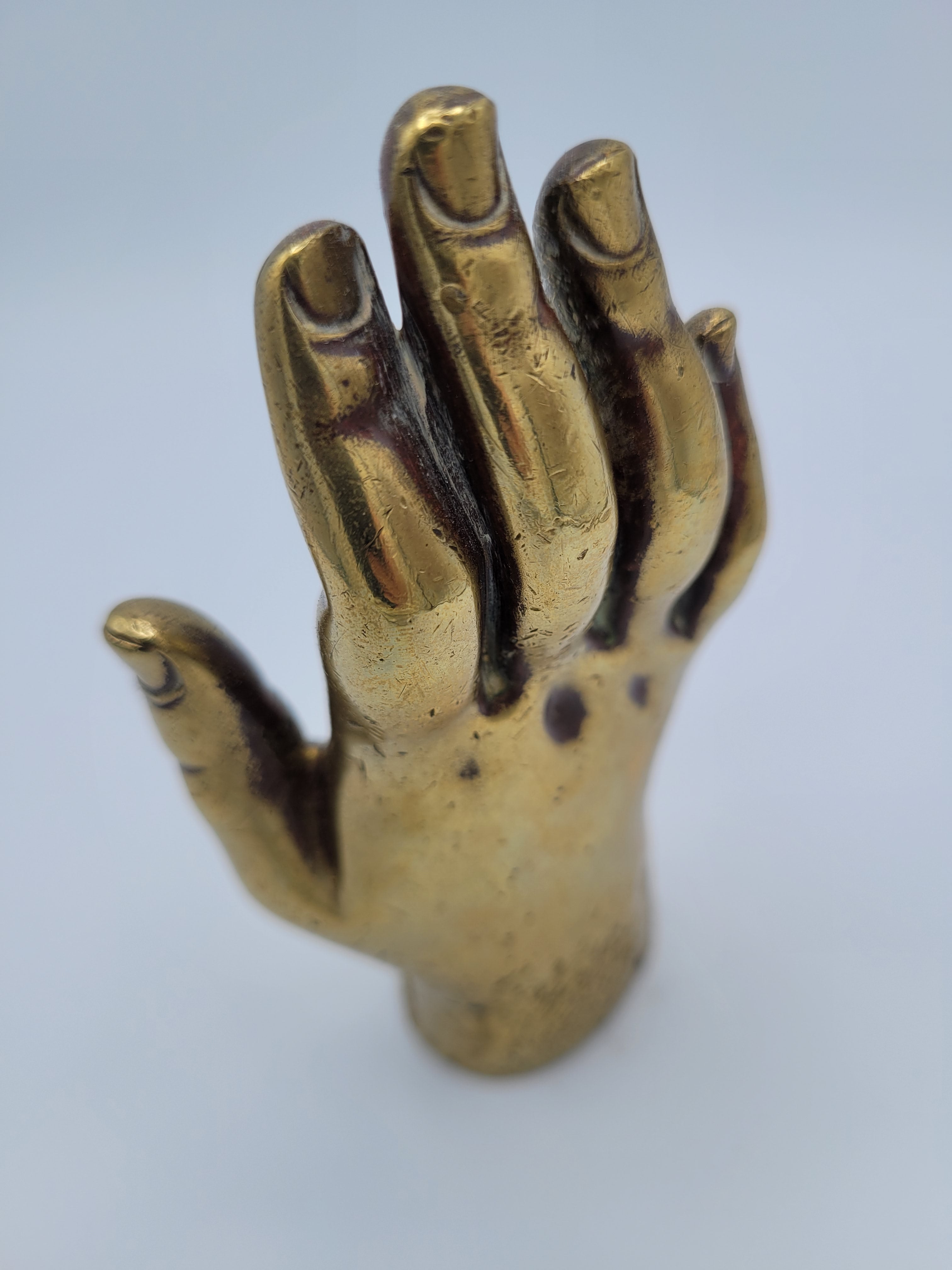 Victorian memorial casting of a child's hand